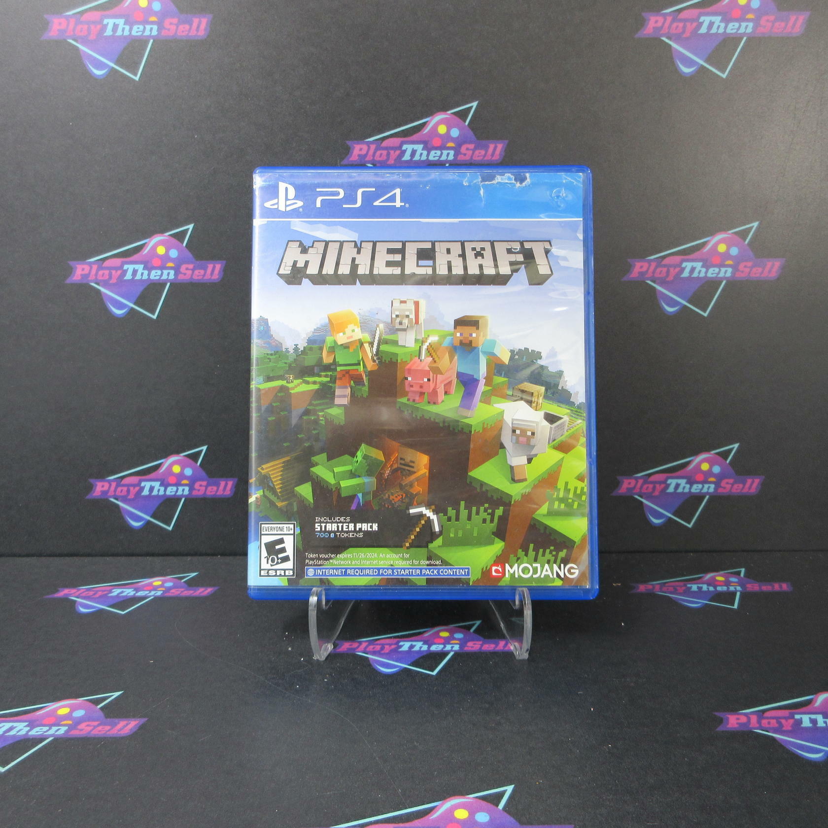 Minecraft Starter Collection PS4 PlayStation 4 AD Complete CIB - Very Good