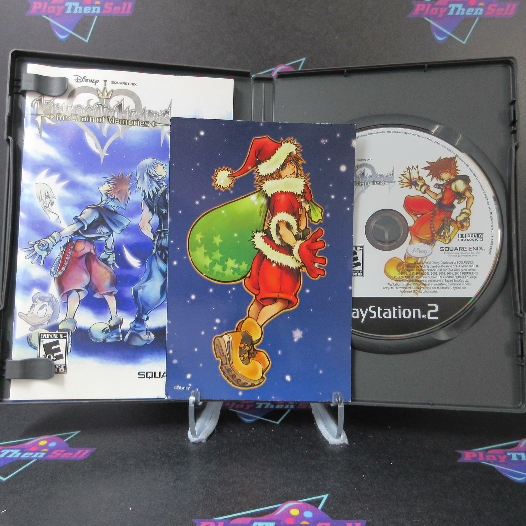Kingdom Hearts Re:Chain of Memories PS2 PlayStation 2 + Reg Card - Like New