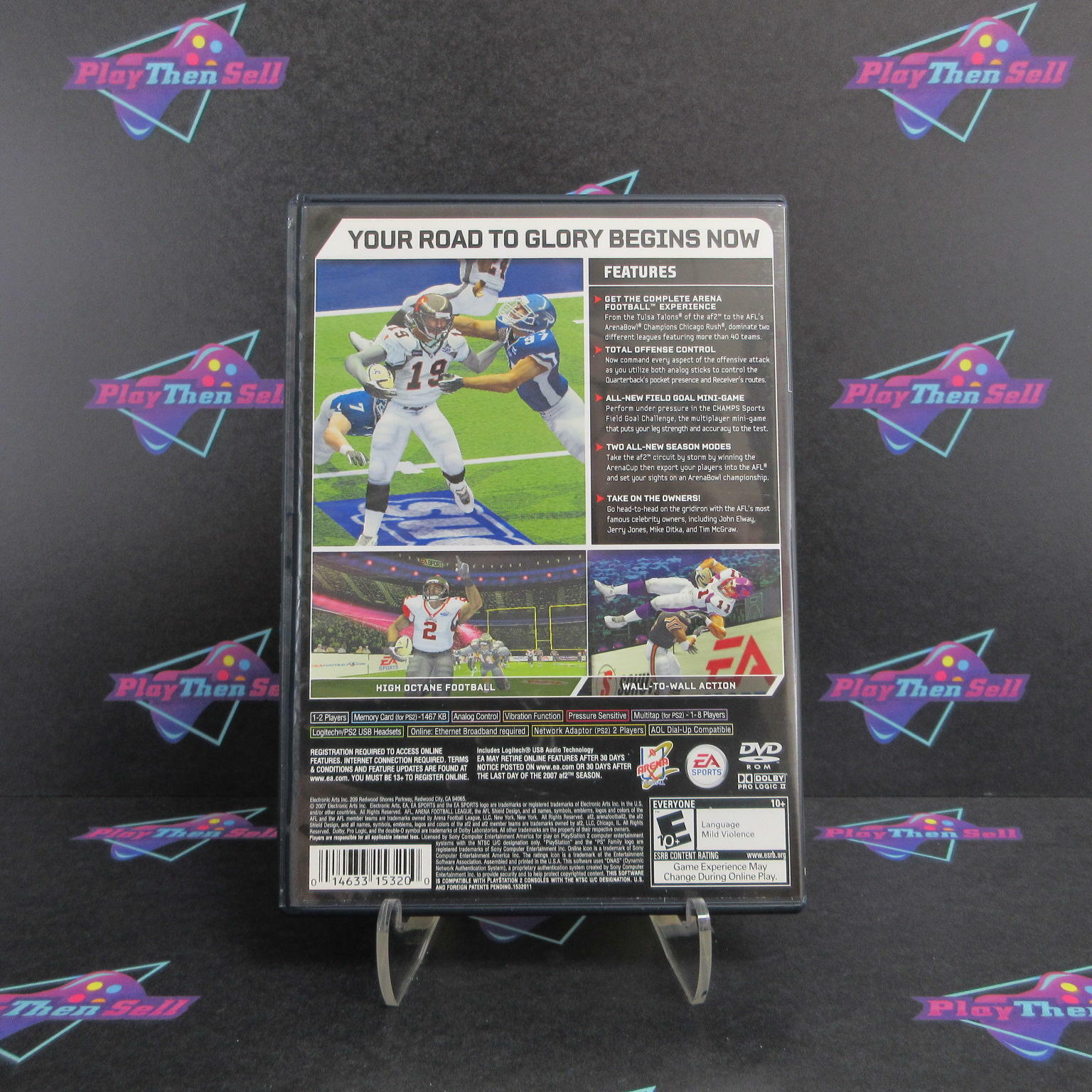 Arena Football Road to Glory PS2 PlayStation 2 - Like New