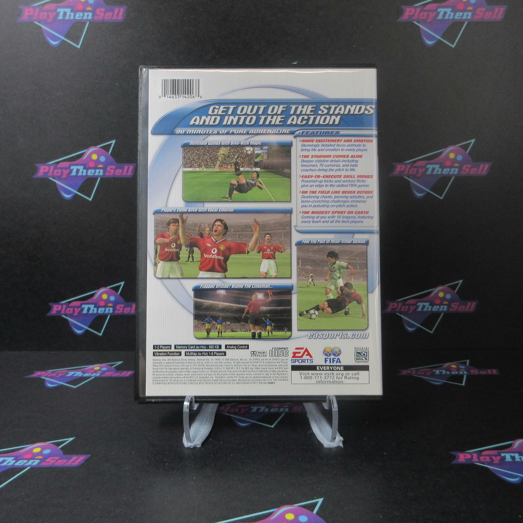 FIFA 2001 Major League Soccer PS2 PlayStation 2 + Reg Card - Like New