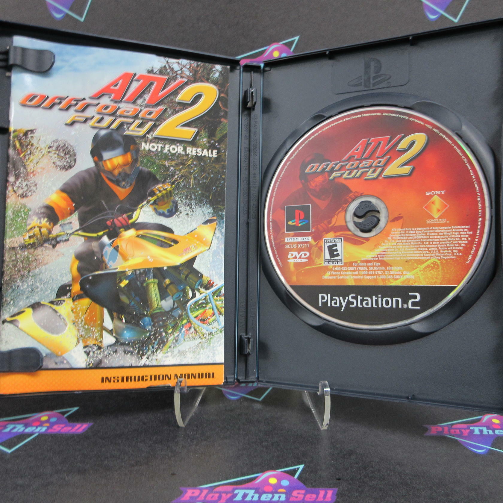 ATV Offroad Fury 2 PS2 PlayStation 2 + Reg Card - Like New