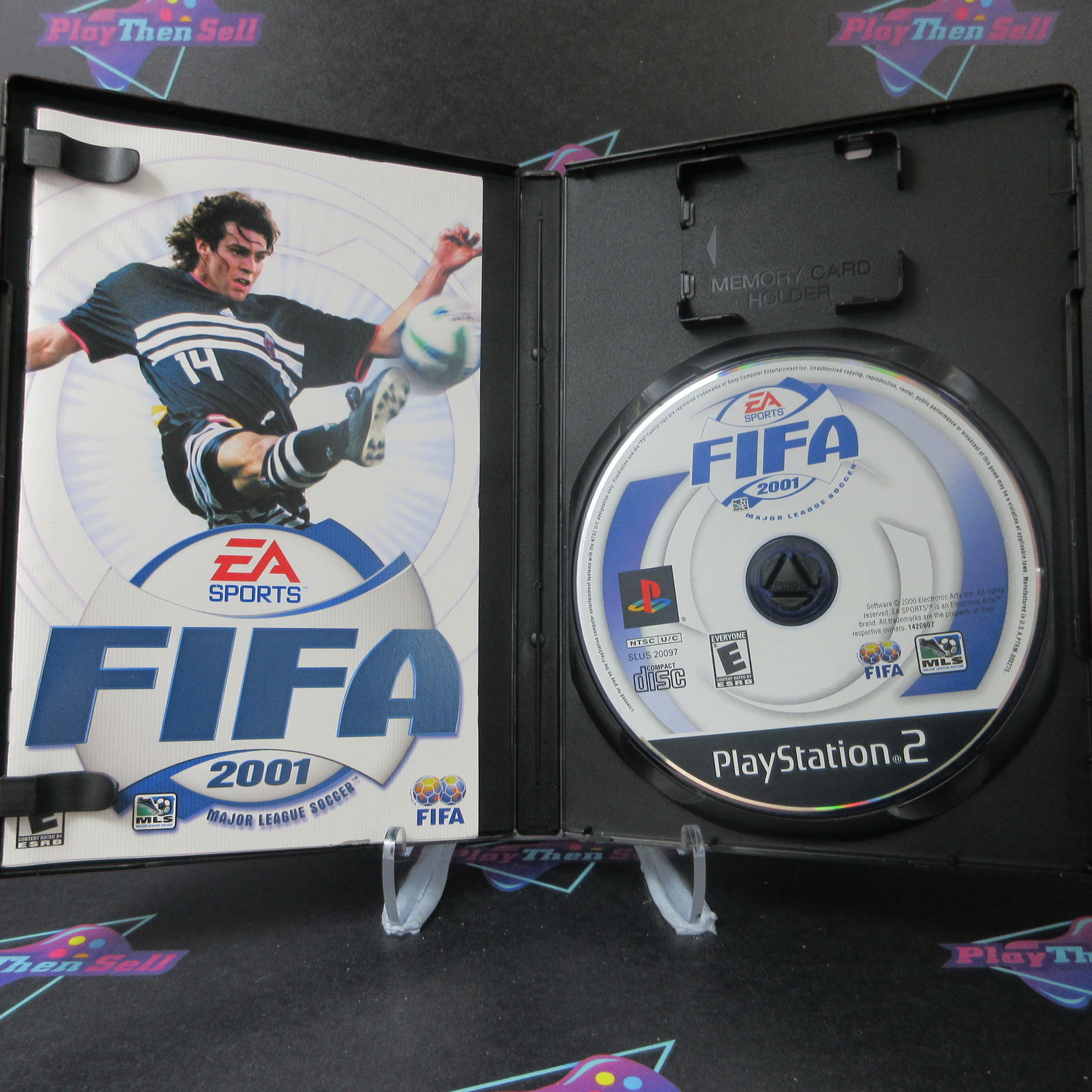 FIFA 2001 Major League Soccer PS2 PlayStation 2 + Reg Card - Like New
