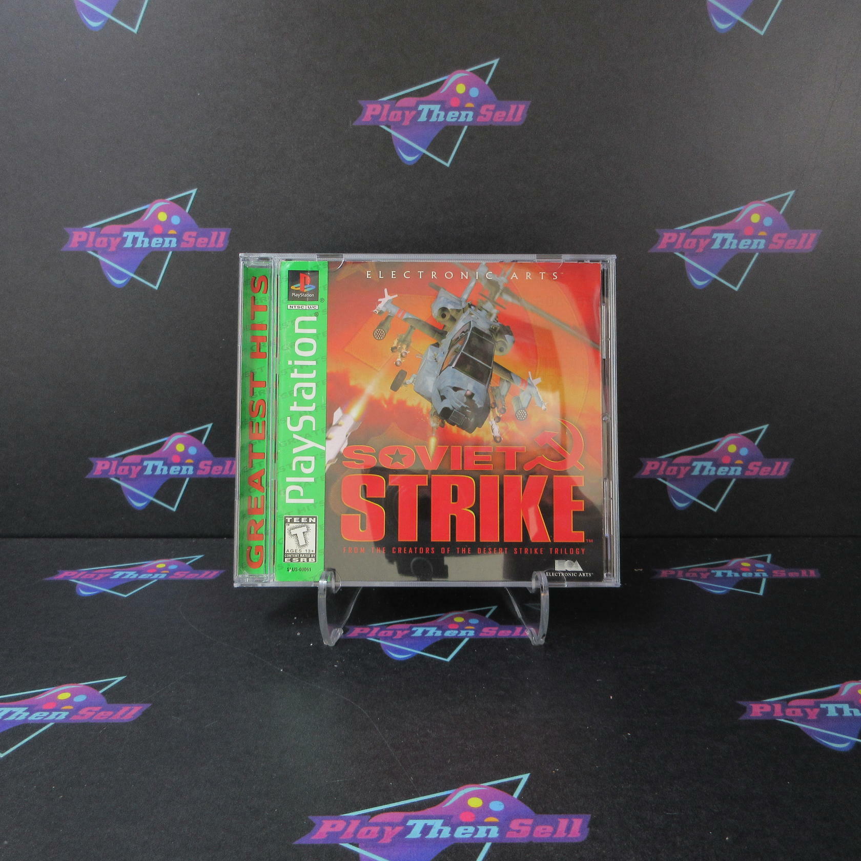Soviet Strike GH PS1 PlayStation 1 MD Complete CIB - Very Good