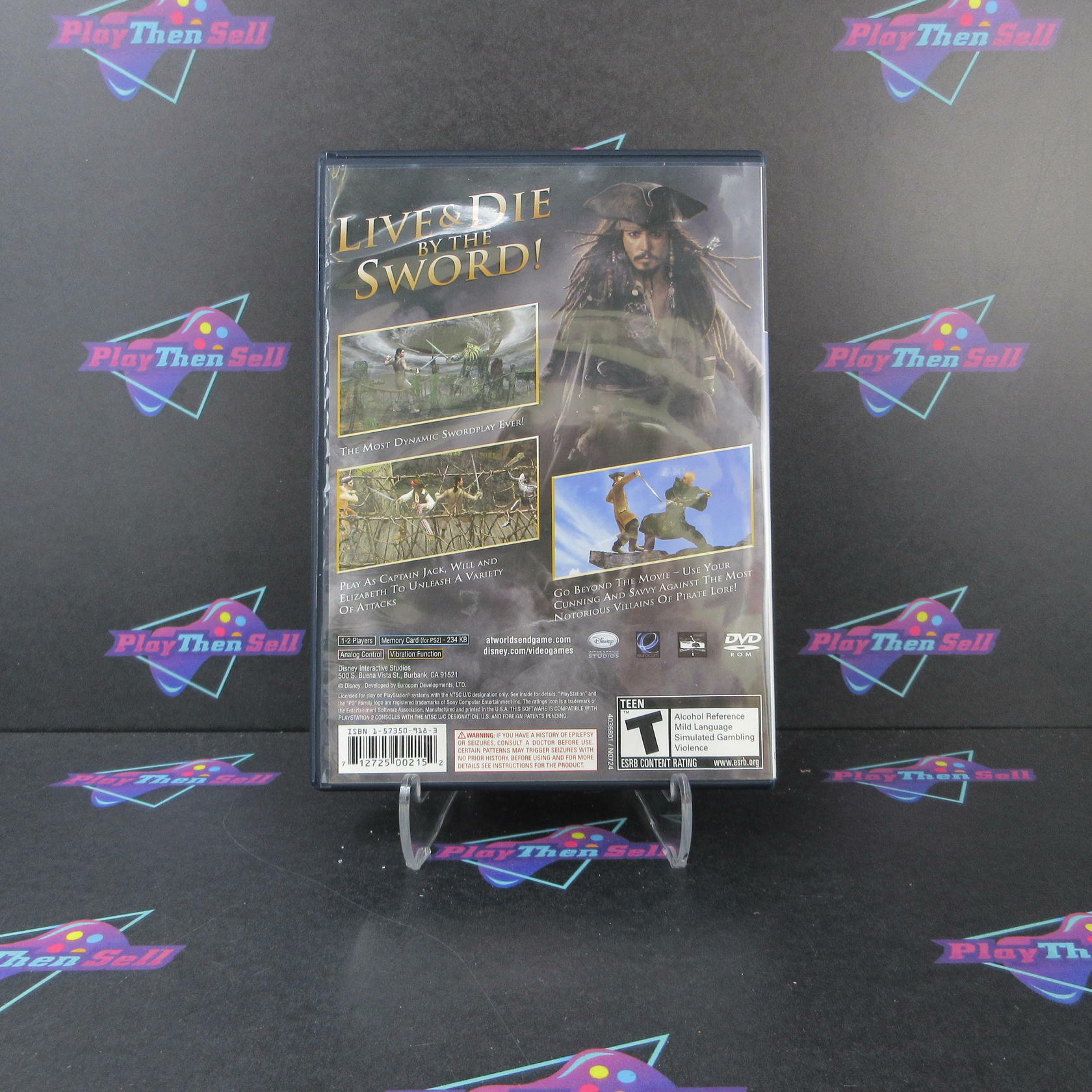 Pirates Of The Caribbean At Worlds End + Reg PS2 PlayStation 2 AD Complete CIB - Very Good