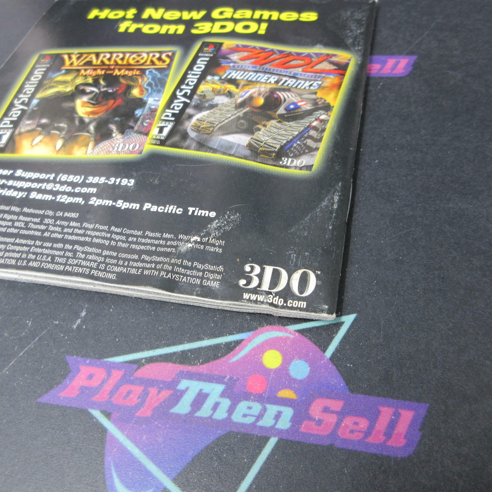 Army Men World War Final Front + Reg Card PS1 PlayStation 1 AD/MD Complete CIB - Very Good