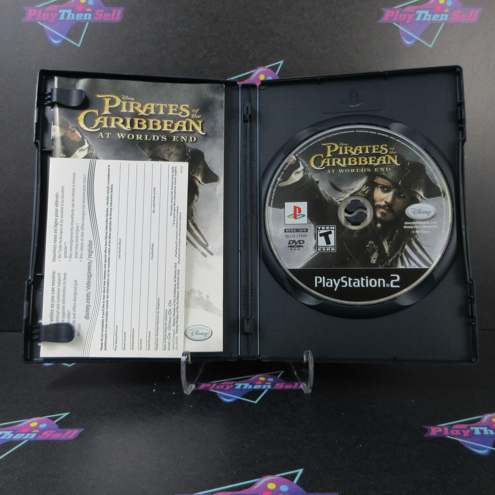 Pirates Of The Caribbean At Worlds End + Reg PS2 PlayStation 2 AD Complete CIB - Very Good