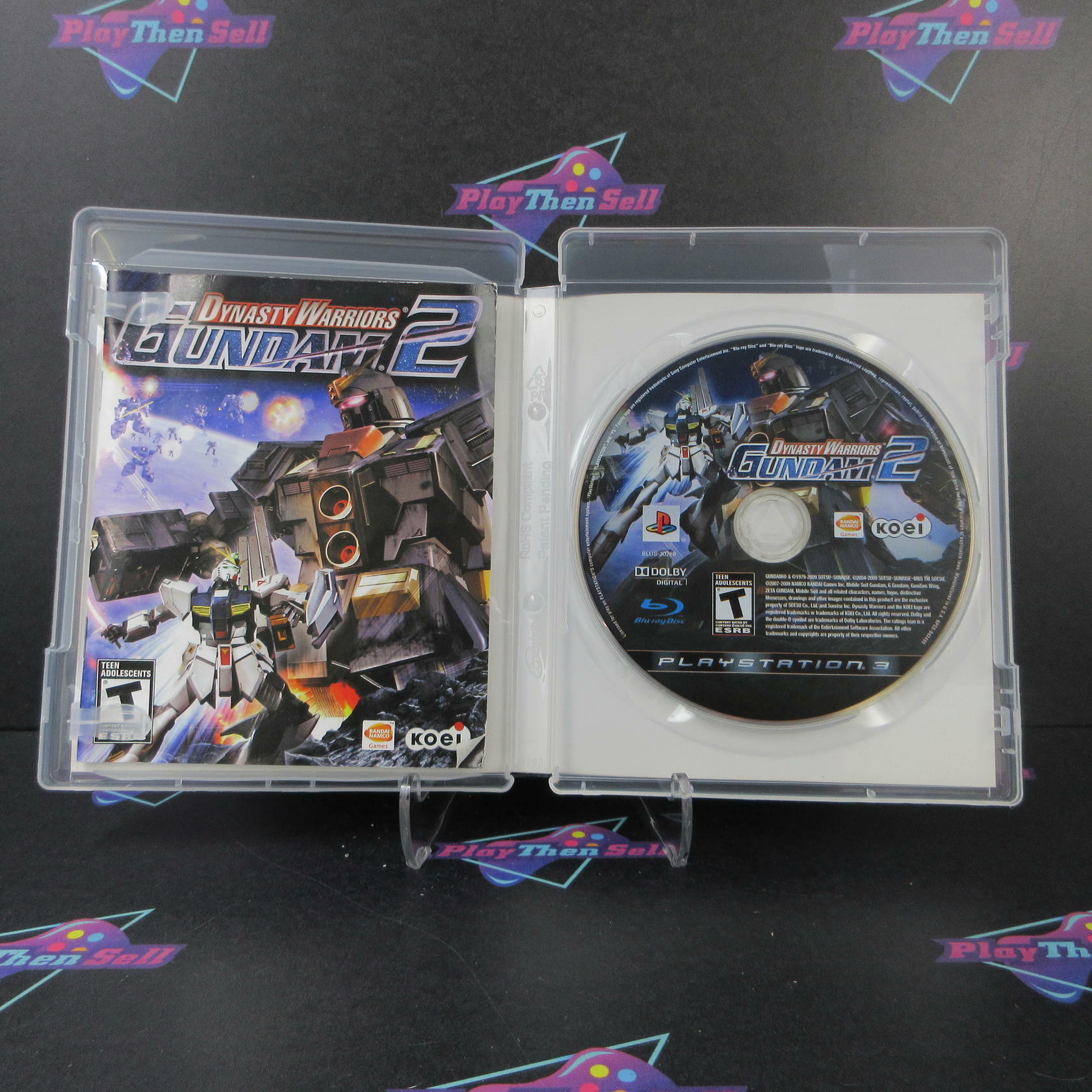 Dynasty Warriors Gundam 2 PS3 PlayStation 3 AD/MD Complete CIB - Very Good
