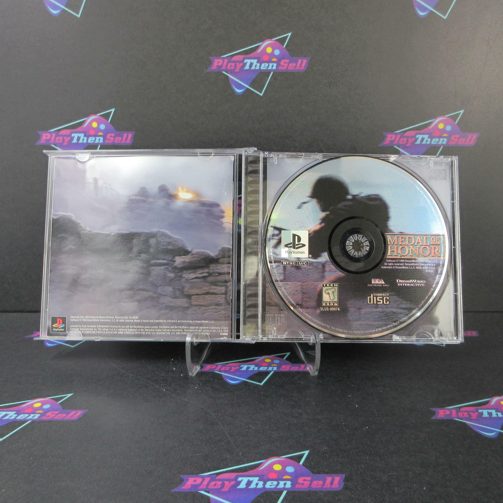 Medal Of Honor PS1 PlayStation 1 MD Complete CIB - Very Good