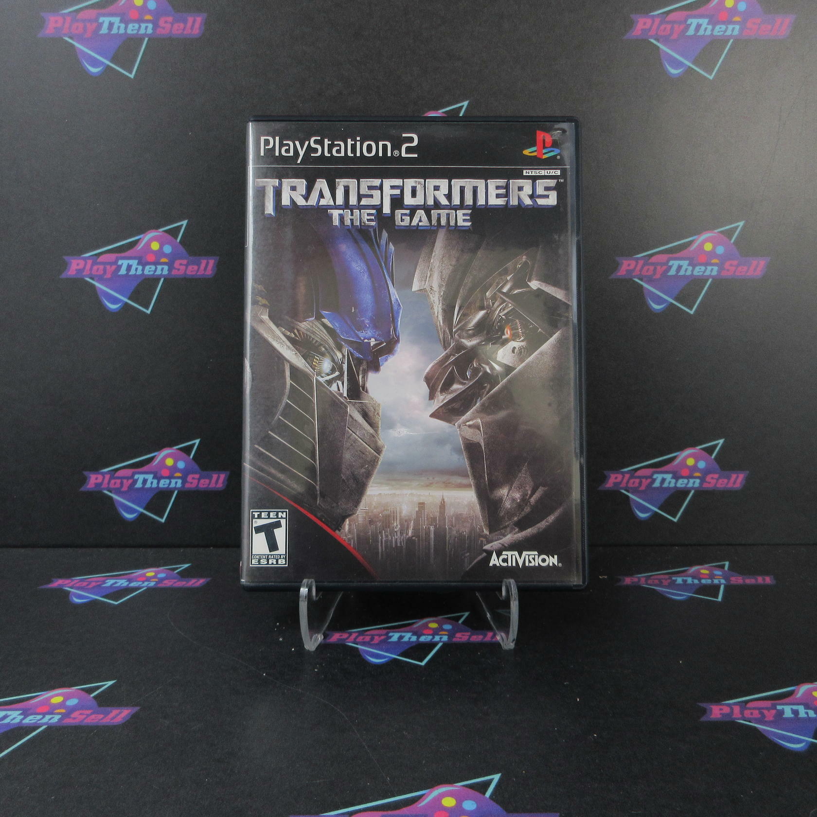 Transformers The Game PS2 PlayStation 2 AD Complete CIB - Very Good
