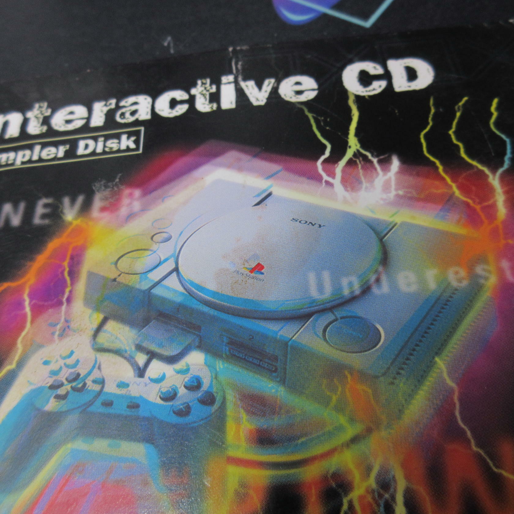 Interactive CD Sampler Disk Volume Four PS1 PlayStation 1 CS - Very Good