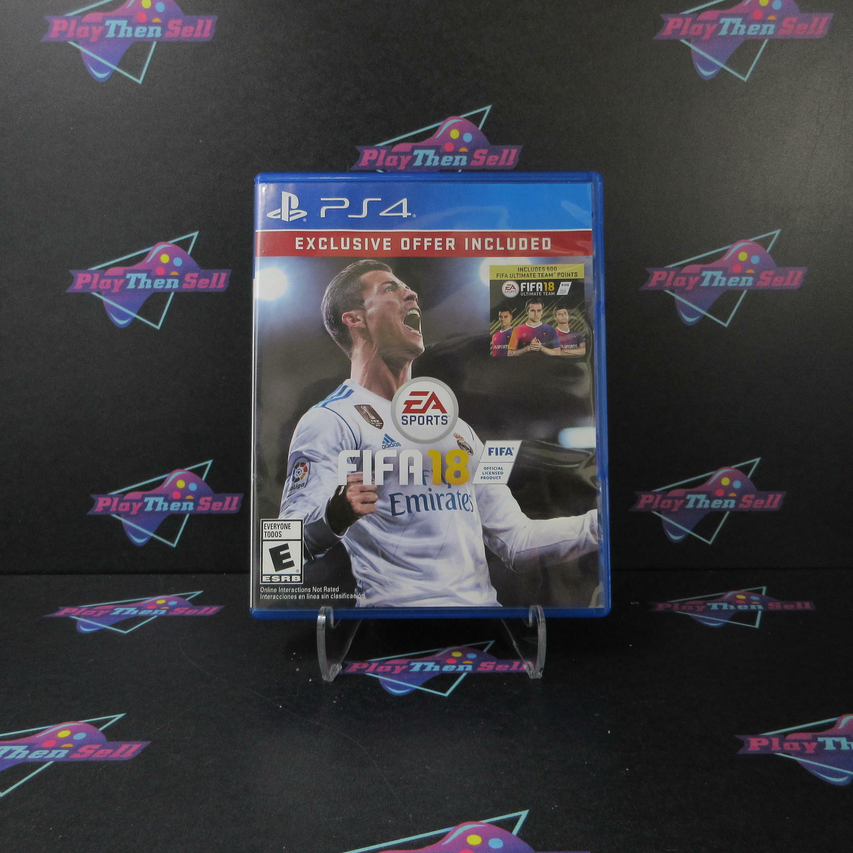 FIFA 18 PS4 PlayStation 4 AD Complete CIB - Very Good