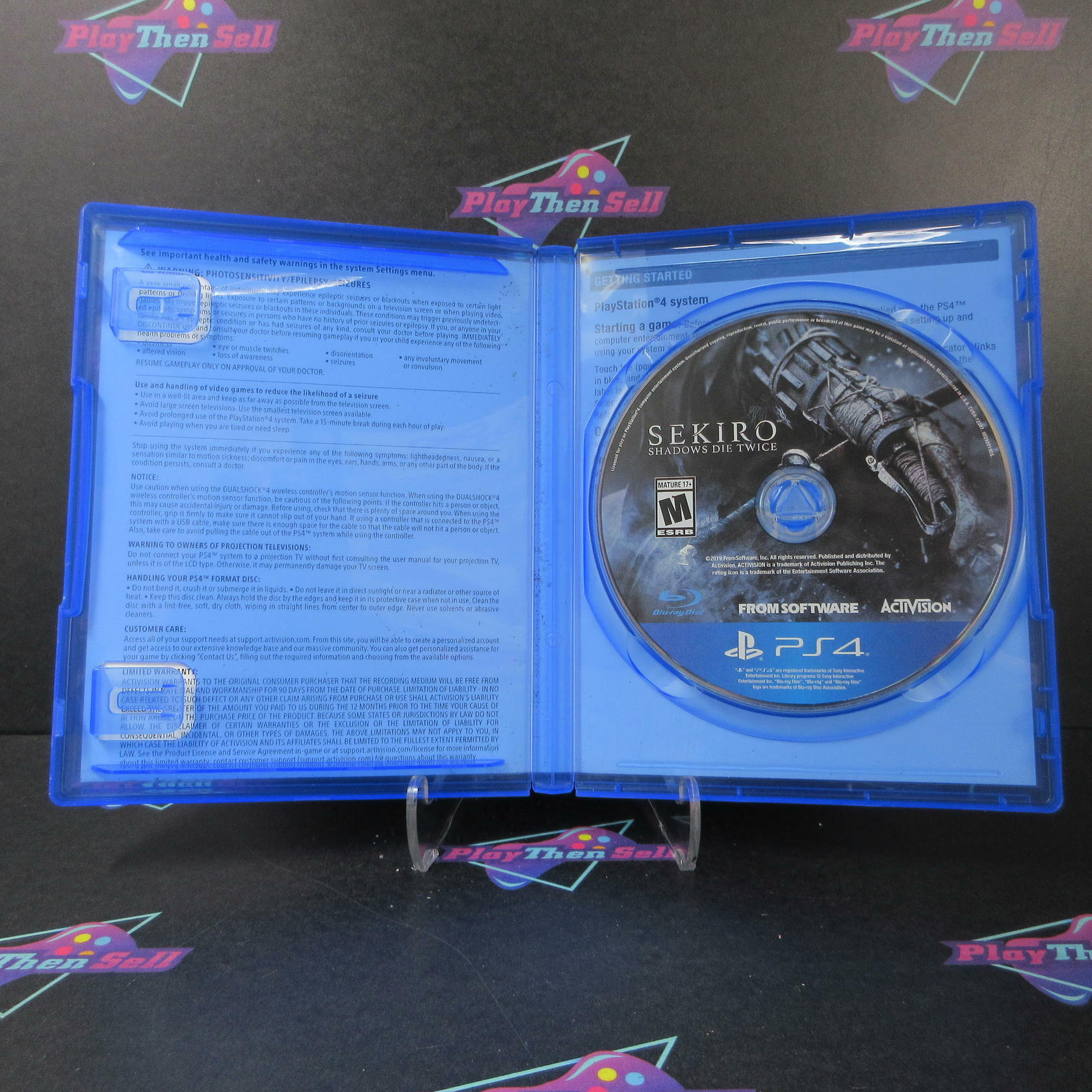 Sekiro Shadows Die Twice PS4 PlayStation 4 AD Complete CIB - Very Good