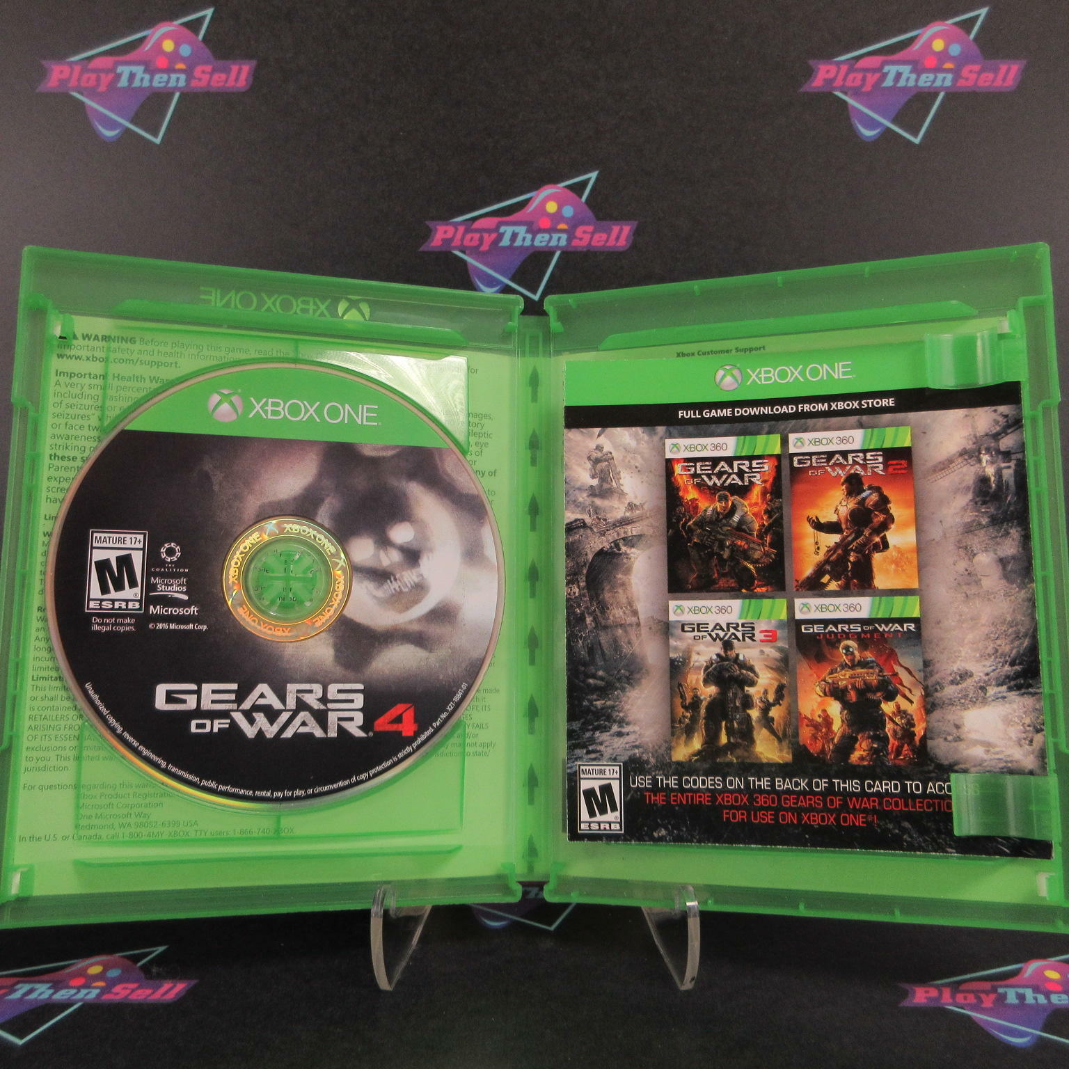 Gears of War 4 Xbox One AD Complete CIB - Very Good