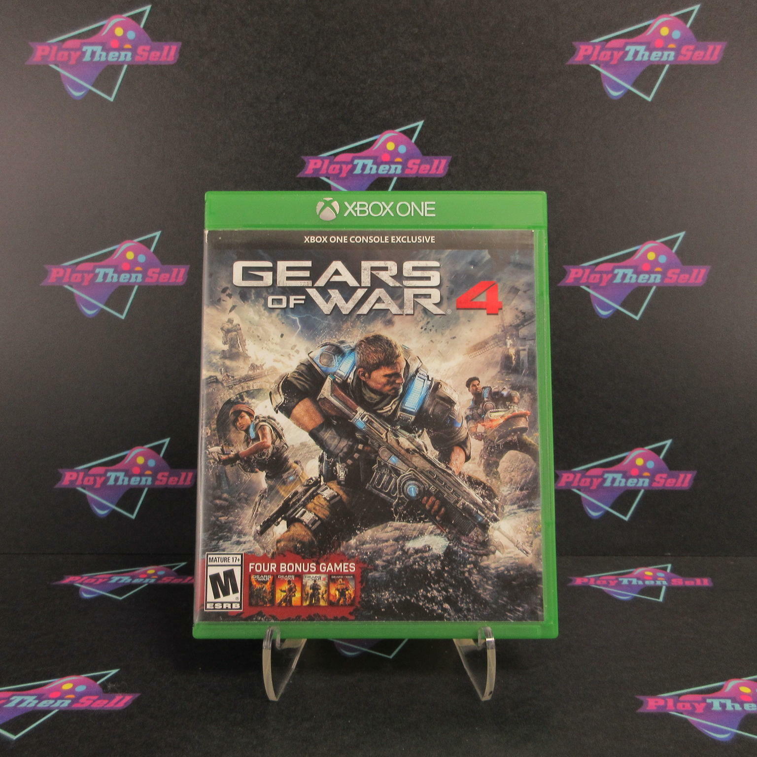 Gears of War 4 Xbox One AD Complete CIB - Very Good