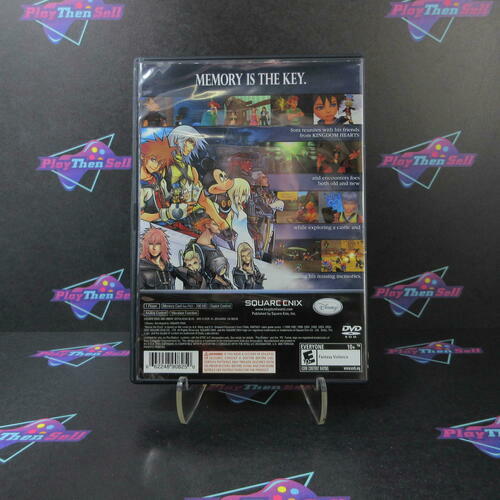 Kingdom Hearts Re:Chain of Memories PS2 PlayStation 2 + Reg Card - Like New