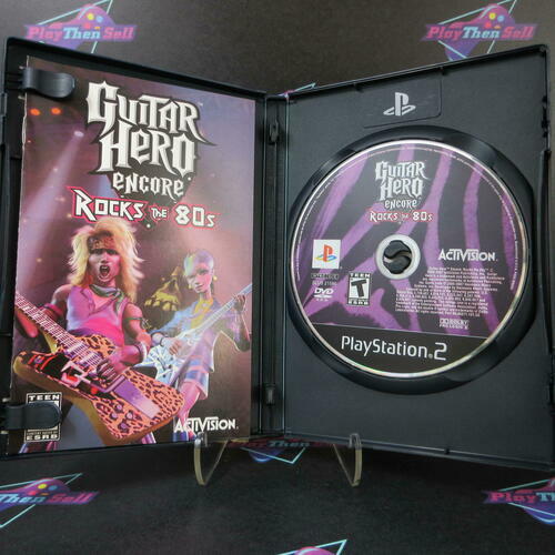Guitar Hero Encore Rocks the 80s PS2 PlayStation 2 - Like New