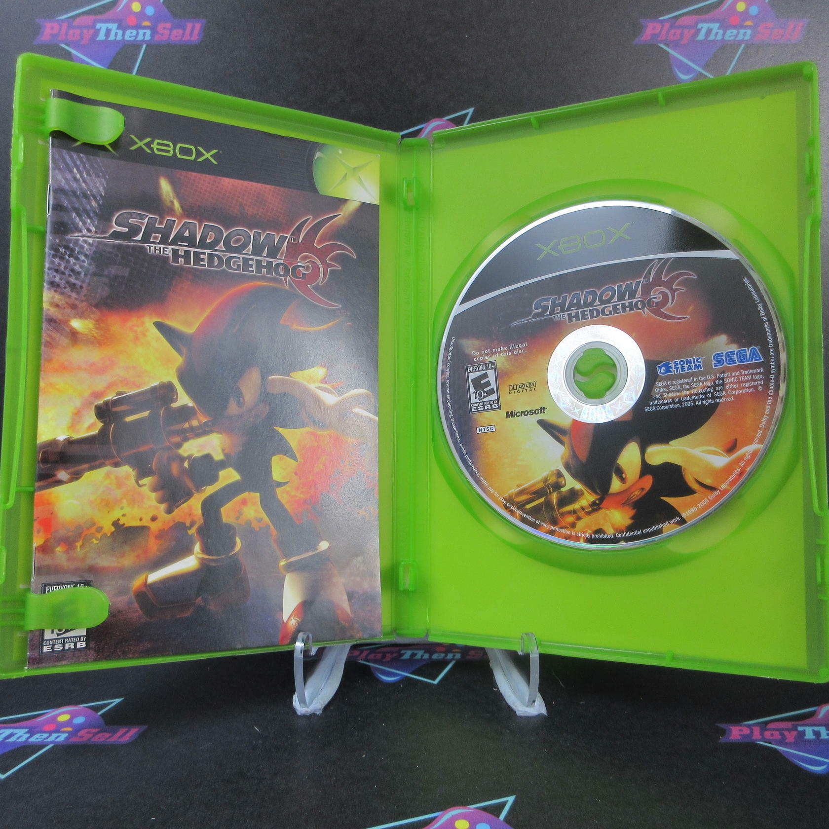Shadow The Hedgehog - Xbox + Reg Card - Like New