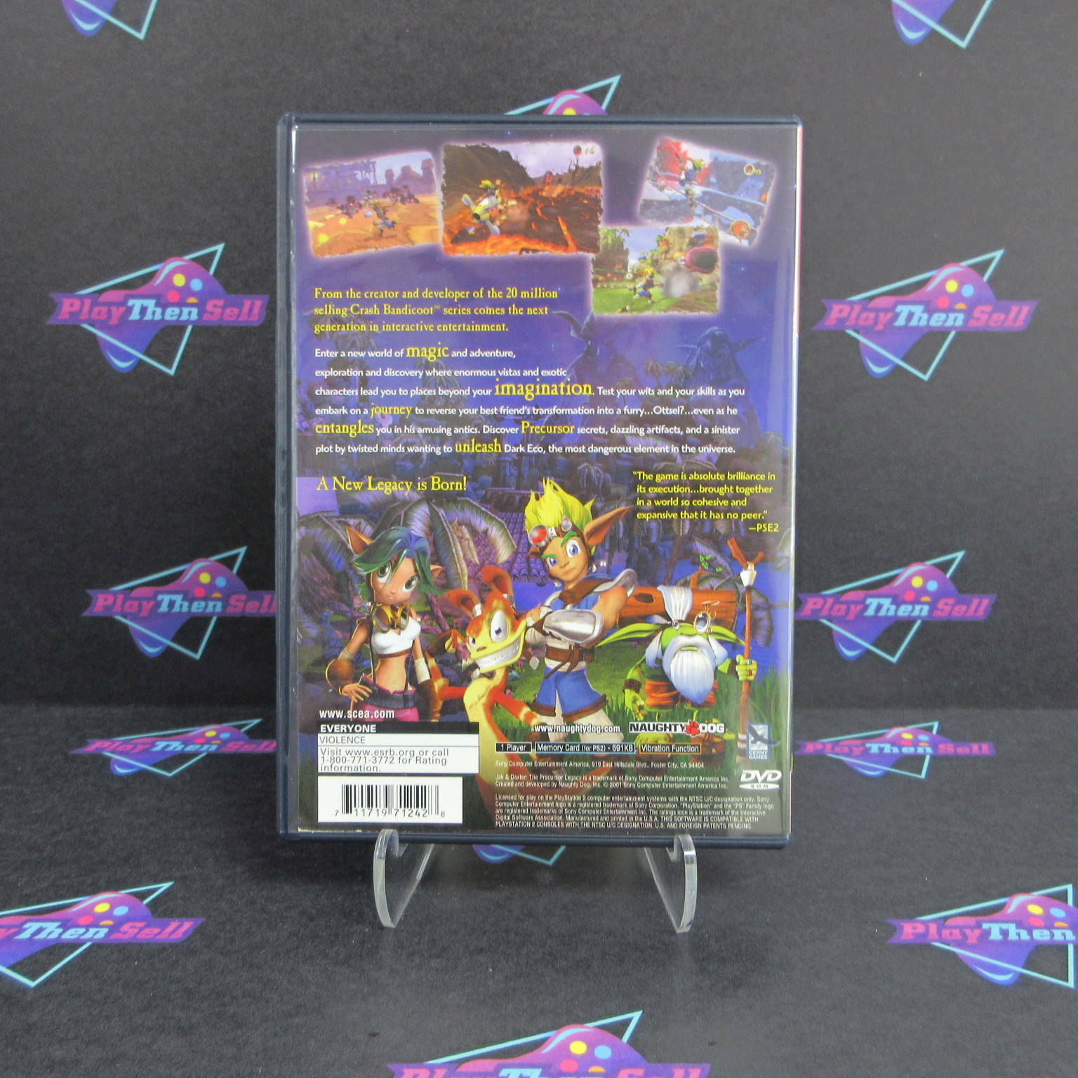 Jak and Daxter The Precursor Legacy PS2 GH + Reg Card - Like New