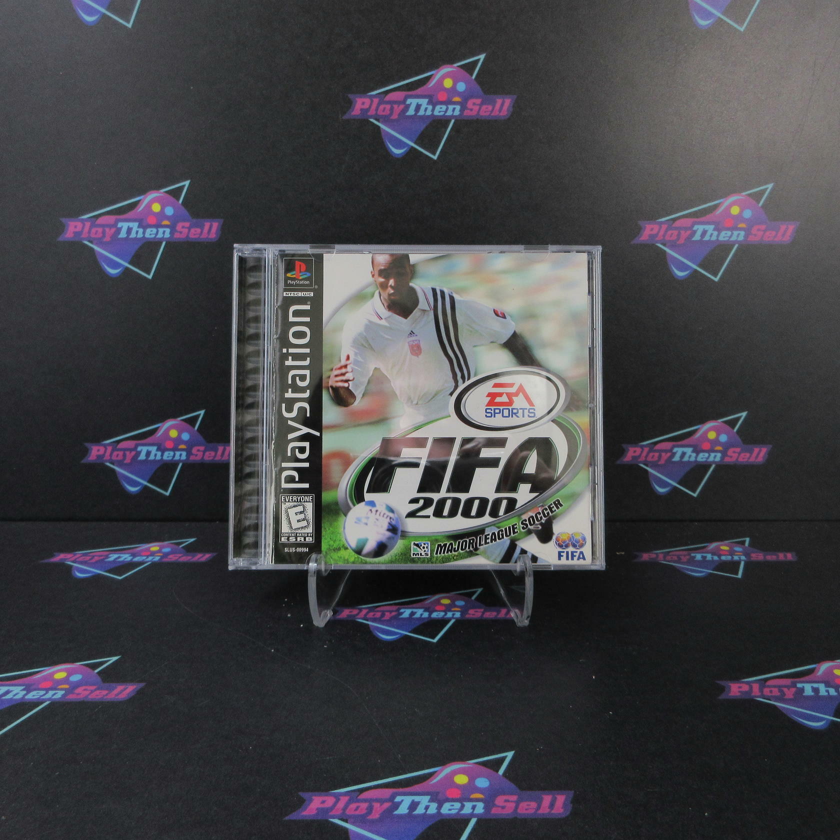 FIFA 2000 Major League Soccer + Reg Card PS1 PlayStation 1 MD Complete CIB - Very Good