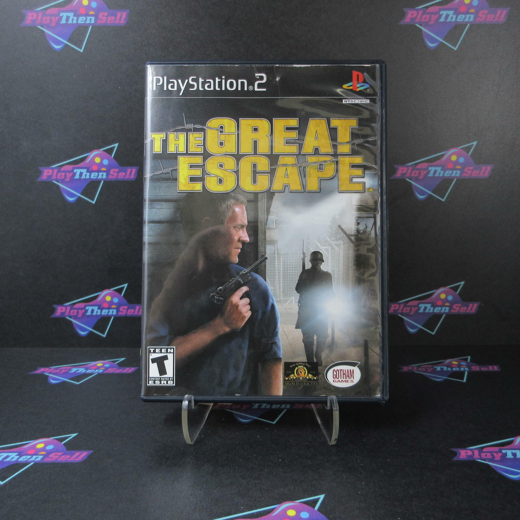 The Great Escape + Reg Card PS2 PlayStation 2 AD/MD Complete CIB - Very Good