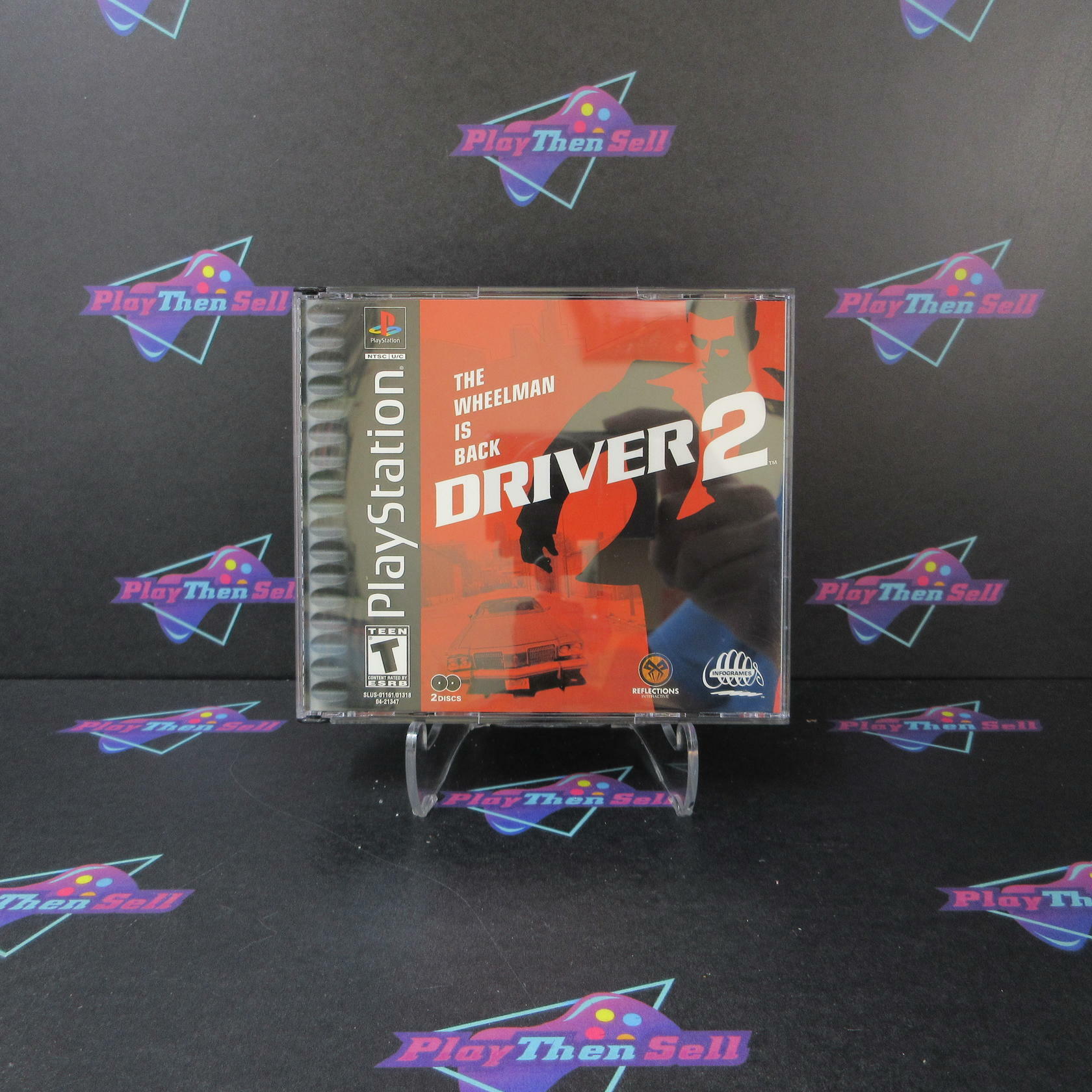 Driver 2 + Reg Card PS1 PlayStation 1 MD Complete CIB - Very Good