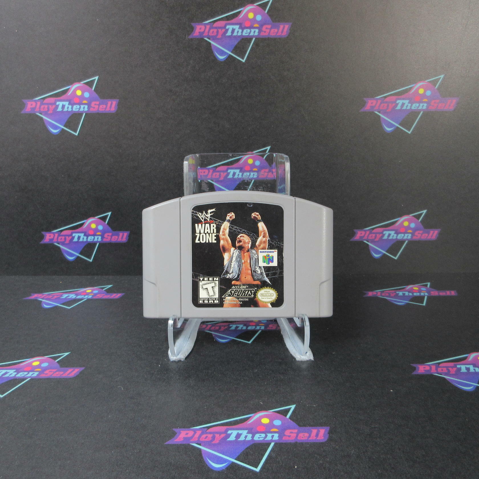 WWF War Zone Nintendo 64 N64 Cartridge Only Authentic / Tested - Very Good