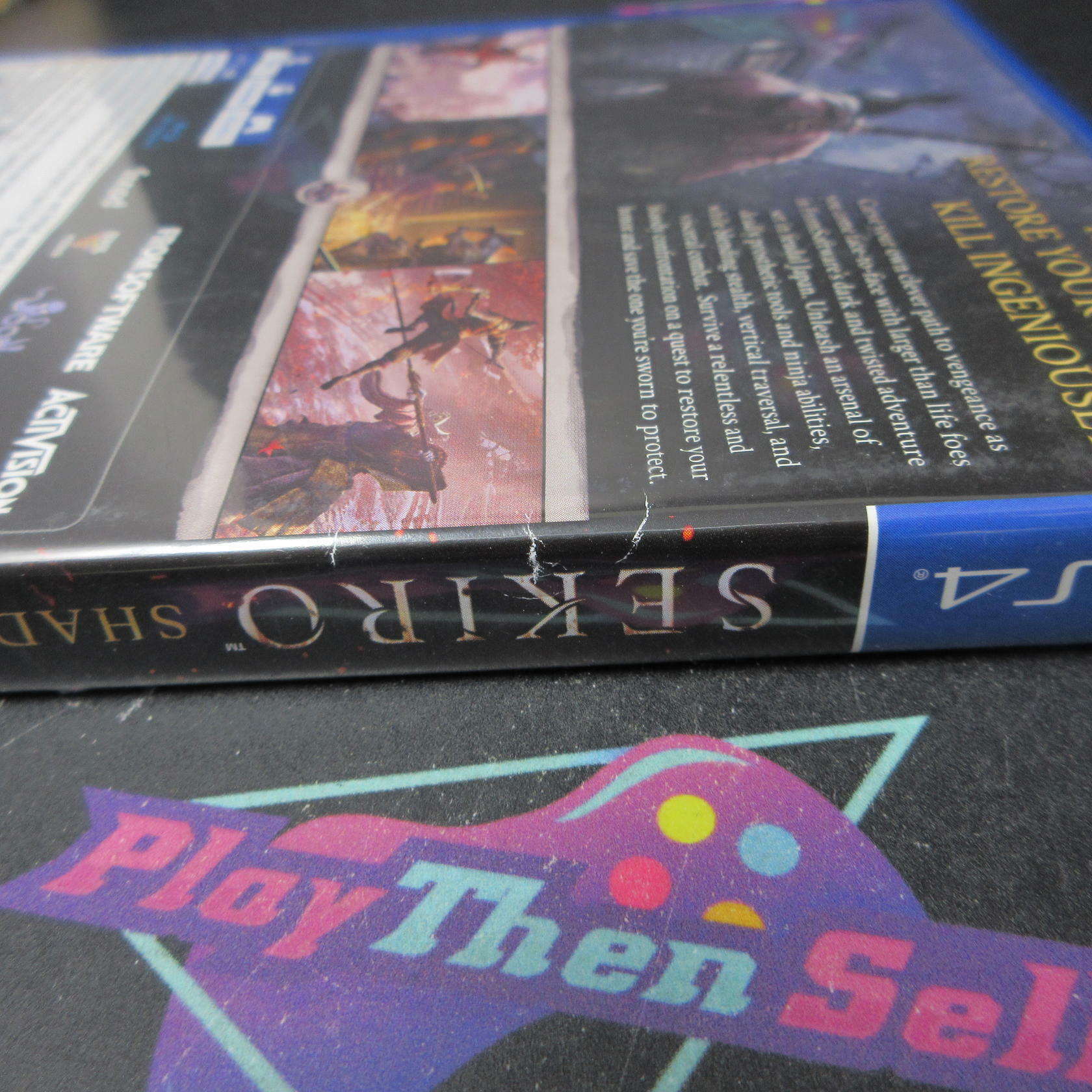 Sekiro Shadows Die Twice PS4 PlayStation 4 AD Complete CIB - Very Good