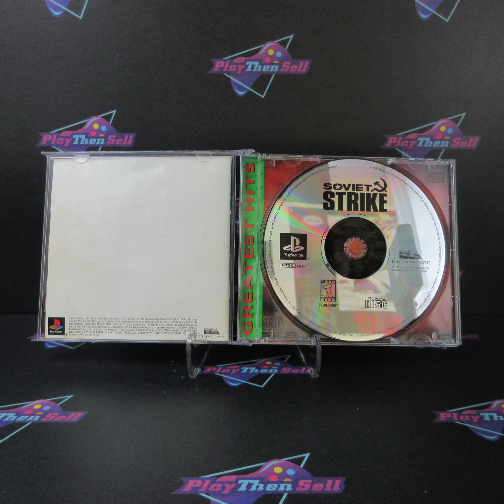 Soviet Strike GH PS1 PlayStation 1 MD Complete CIB - Very Good