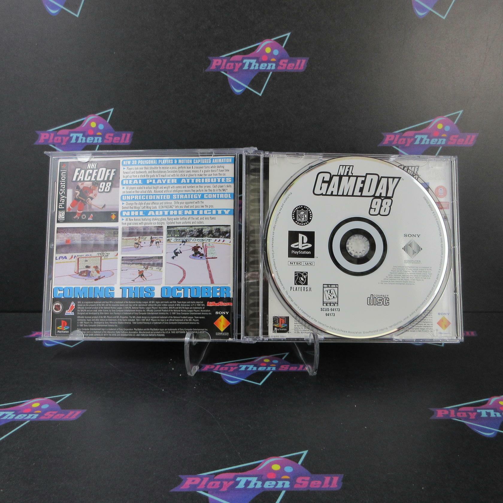 NFL GameDay 98 PS1 PlayStation 1 AD Complete CIB - Very Good