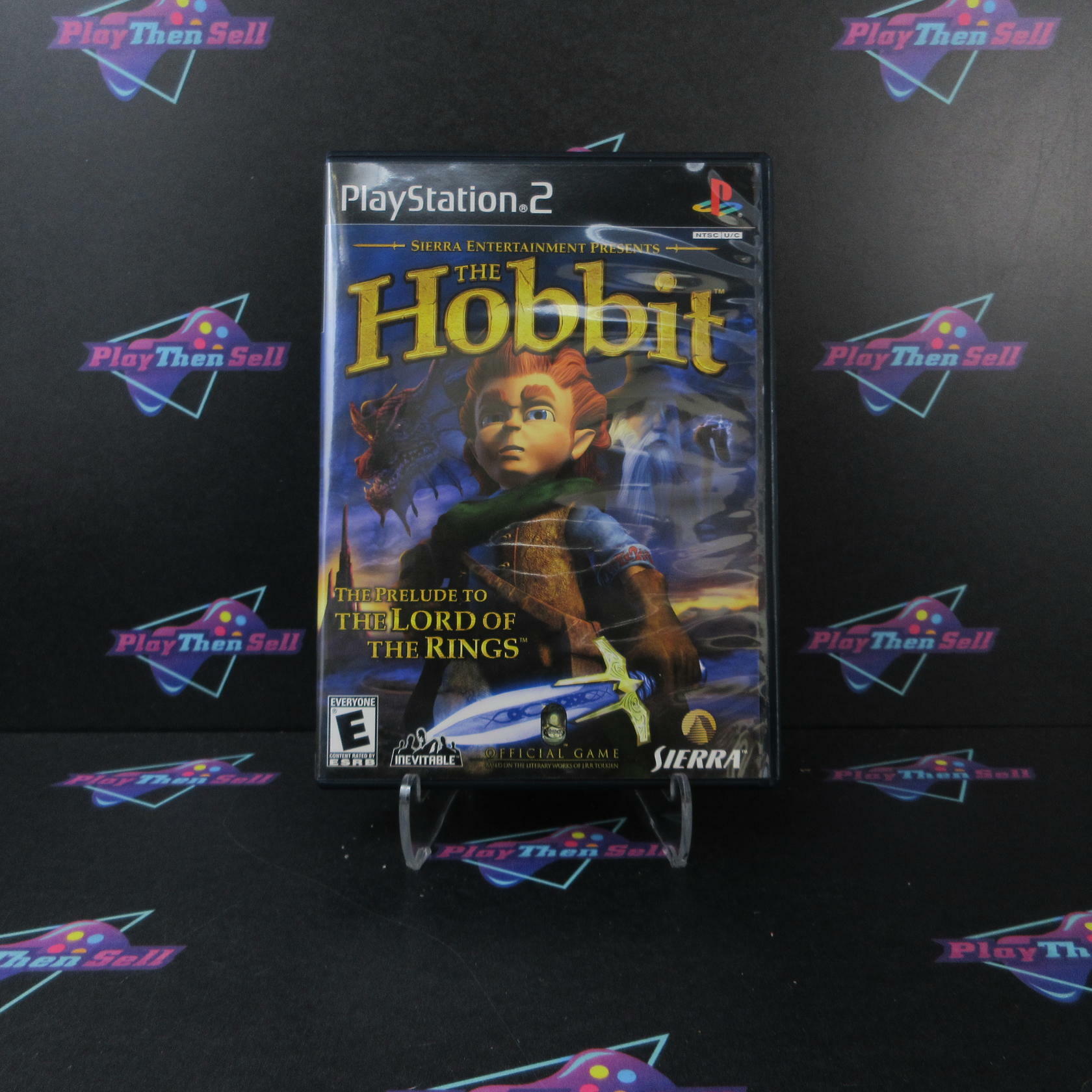 The Hobbit + Reg Card/Trading Card PS2 PlayStation 2 AD/DD Complete CIB - Very Good