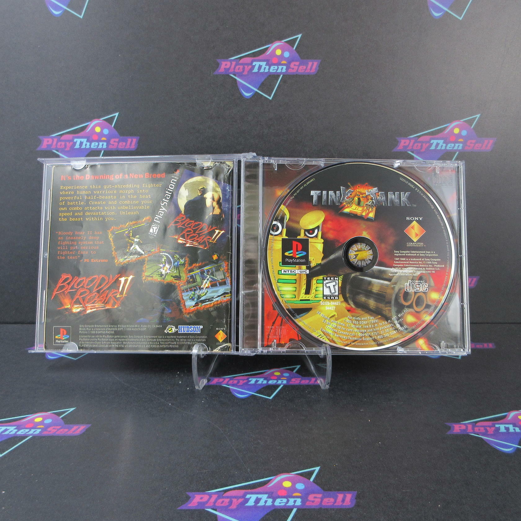 Tiny Tank PS1 PlayStation 1 MD Complete CIB - Very Good