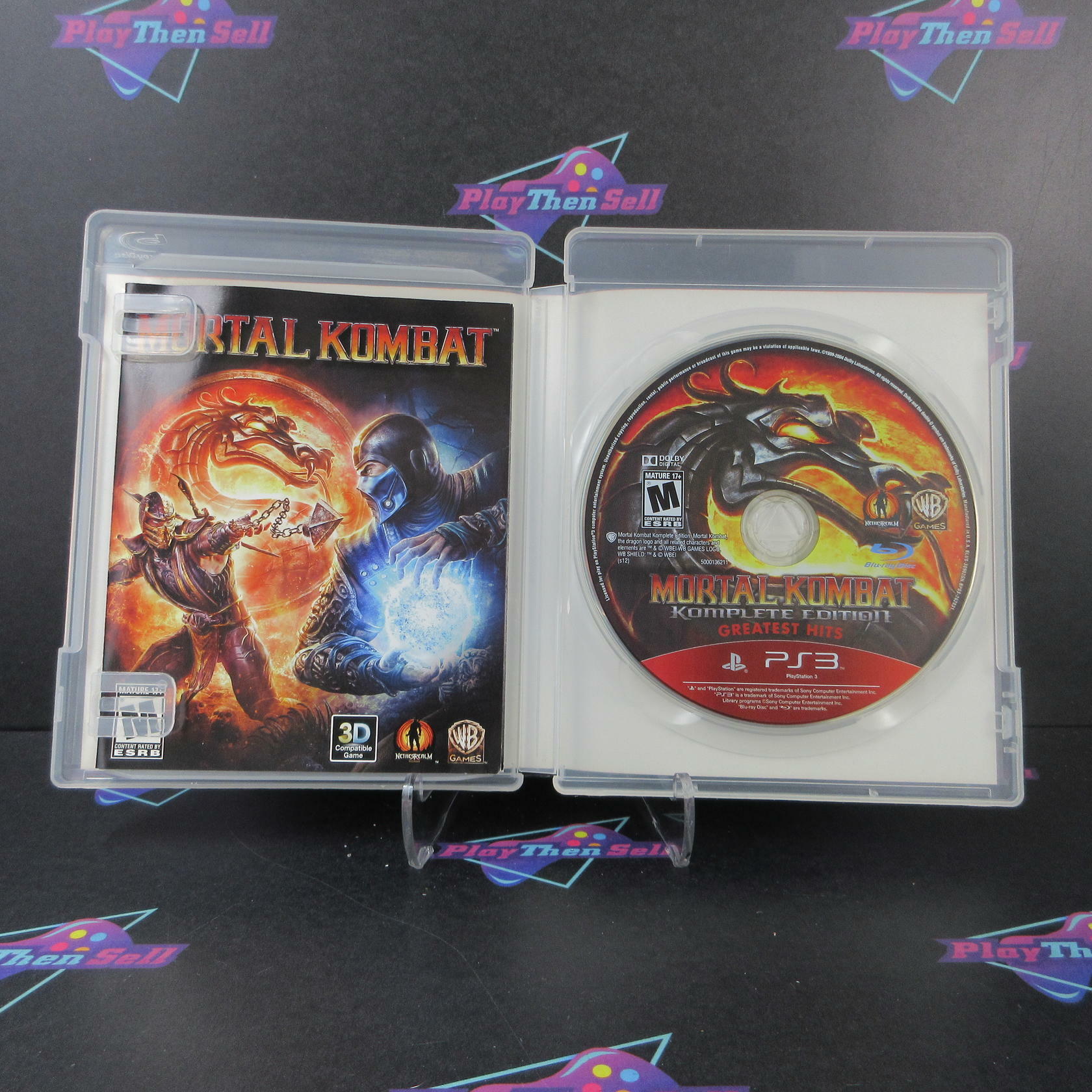 Mortal Kombat Komplete Edition GH PS3 PlayStation 3 AD Complete CIB - Very Good