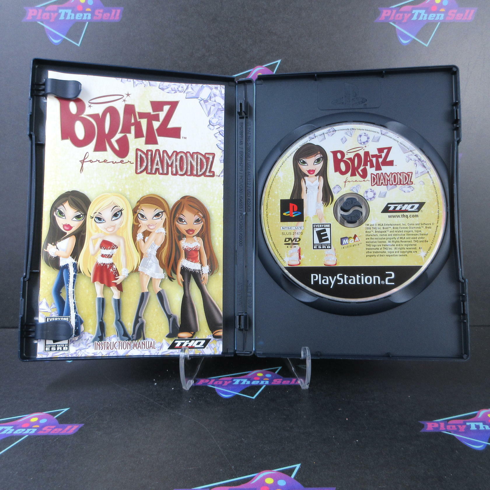 Bratz Forever Diamondz PS2 PlayStation 2 AD Complete CIB - Very Good