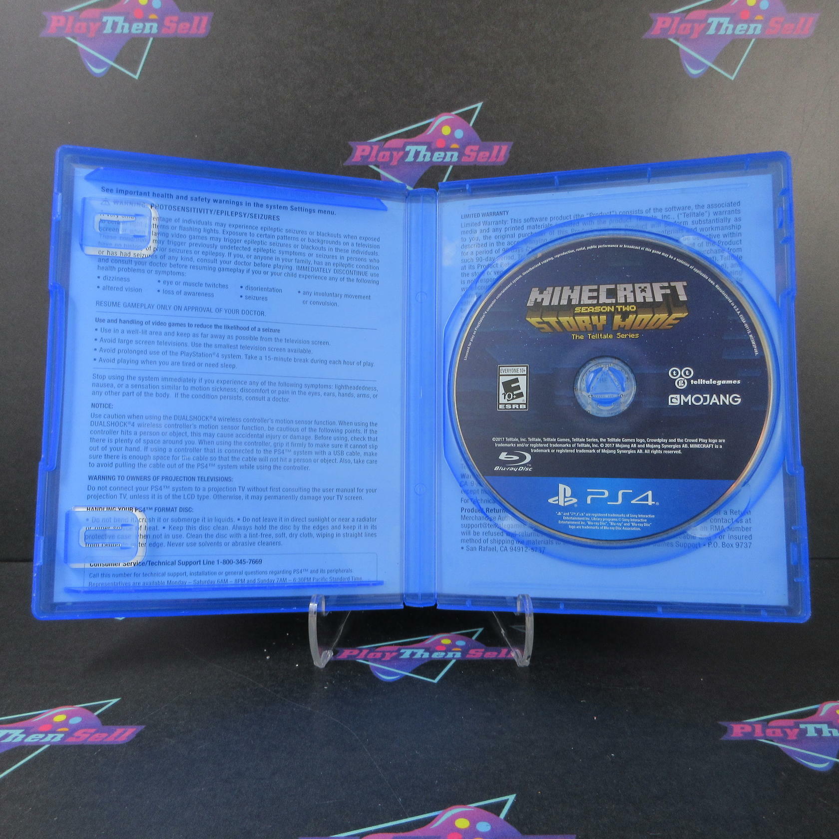 Minecraft Story Mode Season 2 PS4 PlayStation 4 AD - Very Good