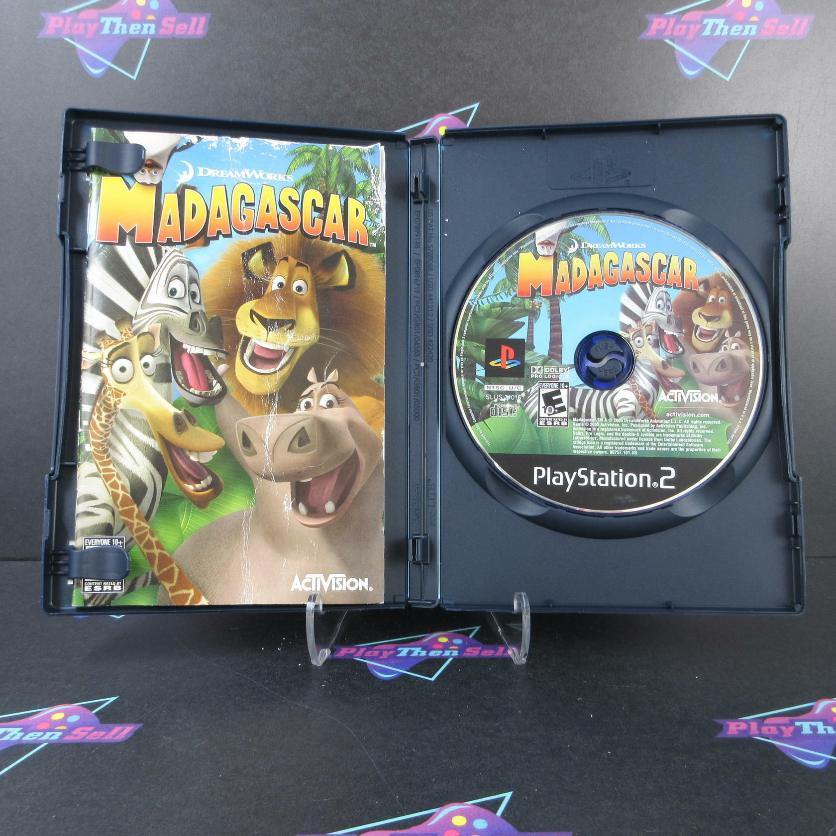 Madagascar PS2 PlayStation 2 AD/MD Complete CIB - Very Good