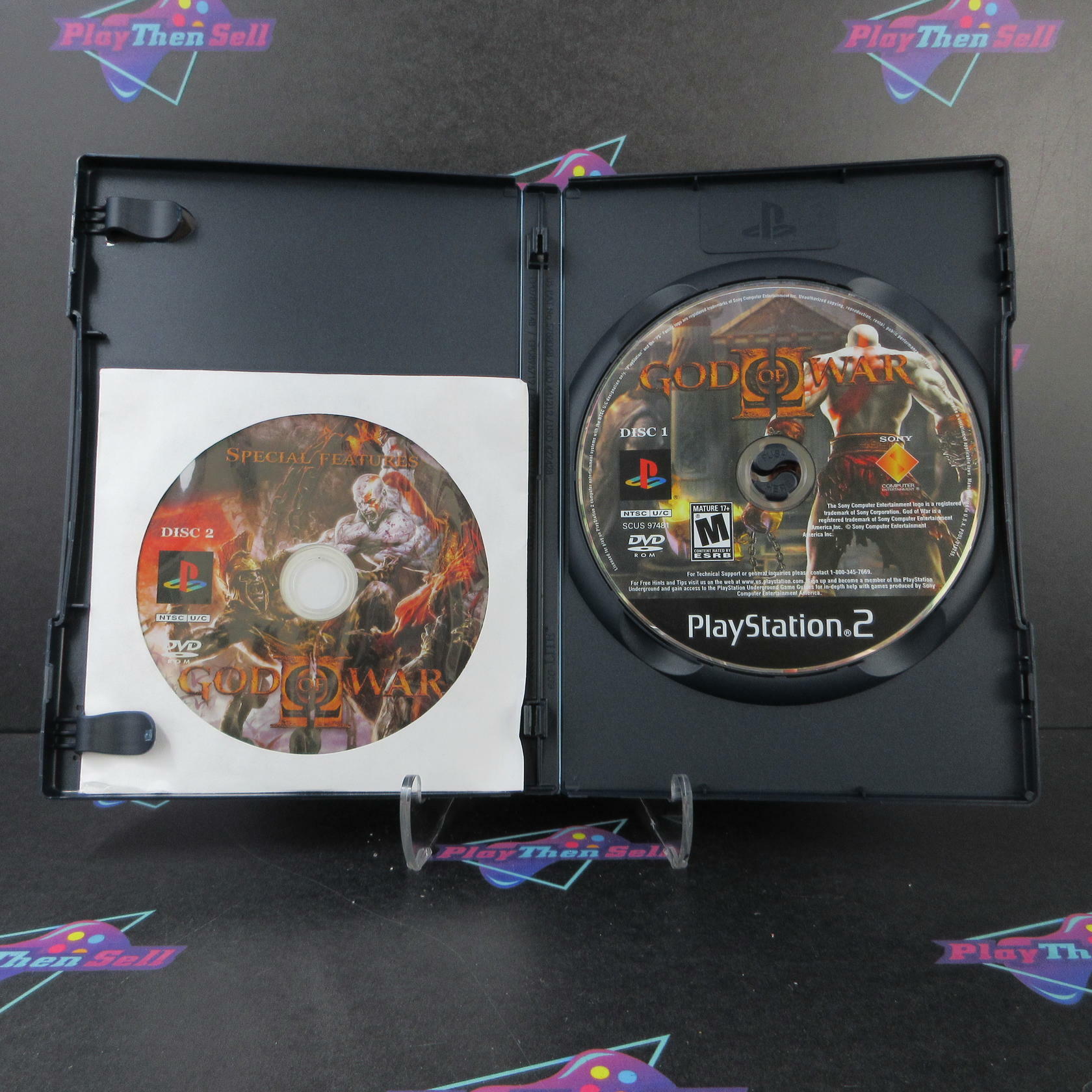 God of War 2 PS2 PlayStation 2 AD/NM - Very Good
