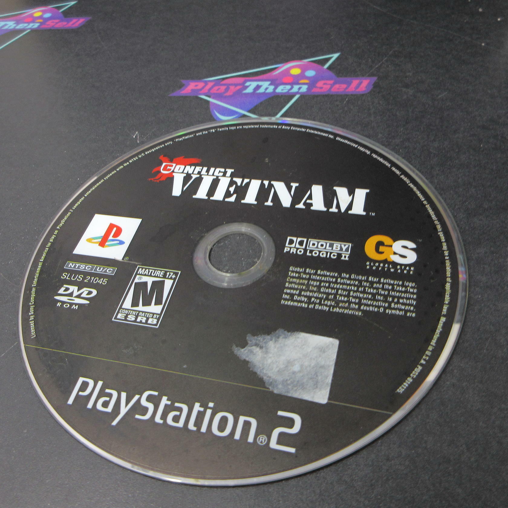 Conflict Vietnam Rental Art PS2 PlayStation 2 DD Complete CIB - Very Good