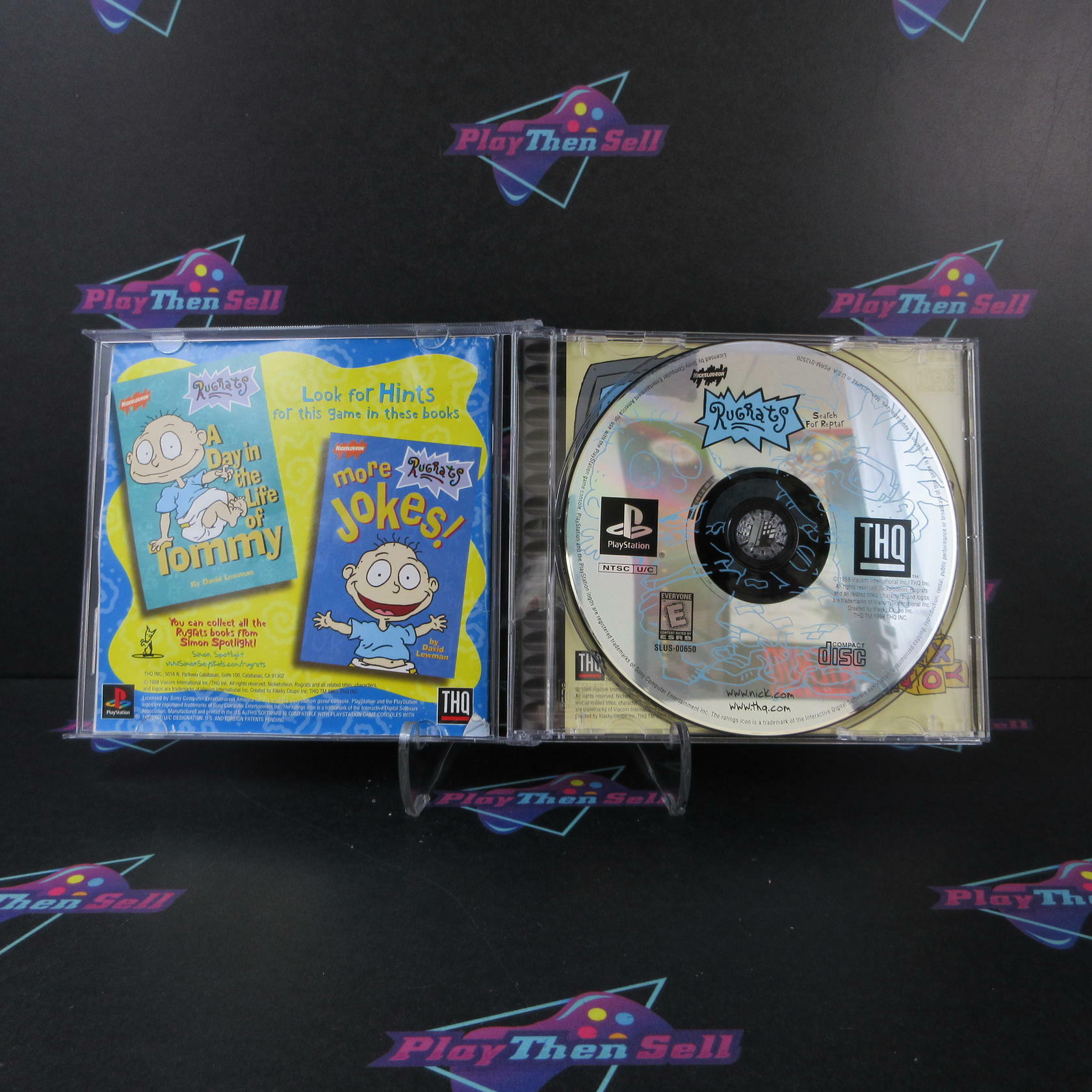 Rugrats Search for Reptar PS1 Playstation 1 MD Complete CIB - Very Good