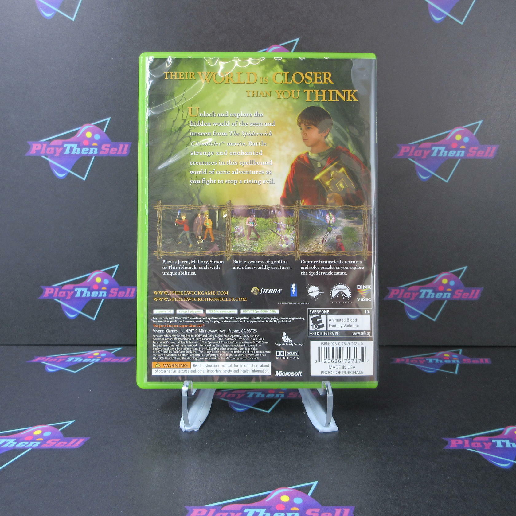 The Spiderwick Chronicles Xbox 360 - Like New