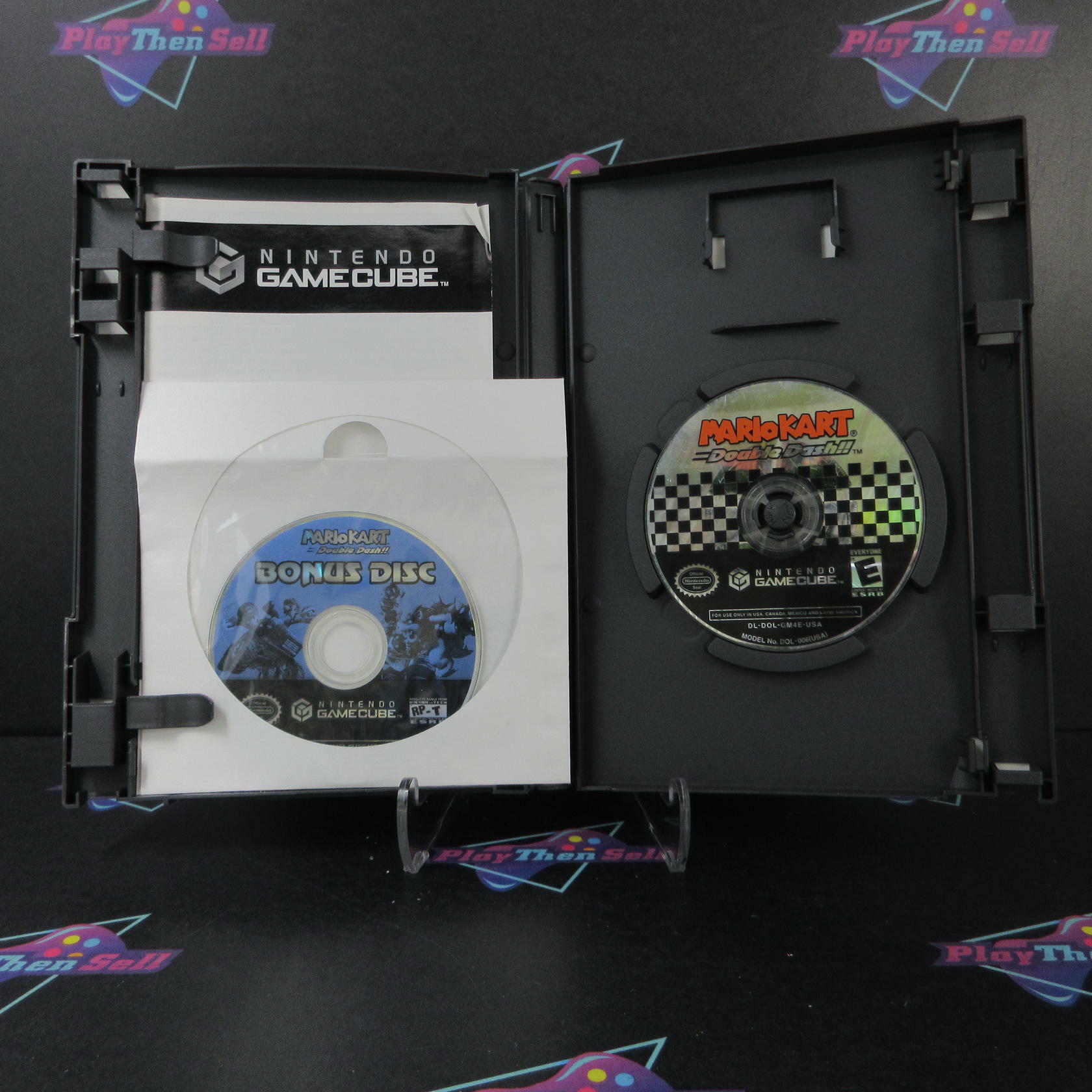 Mario Kart Double Dash Nintendo Gamecube + Bonus Disc - Very Good