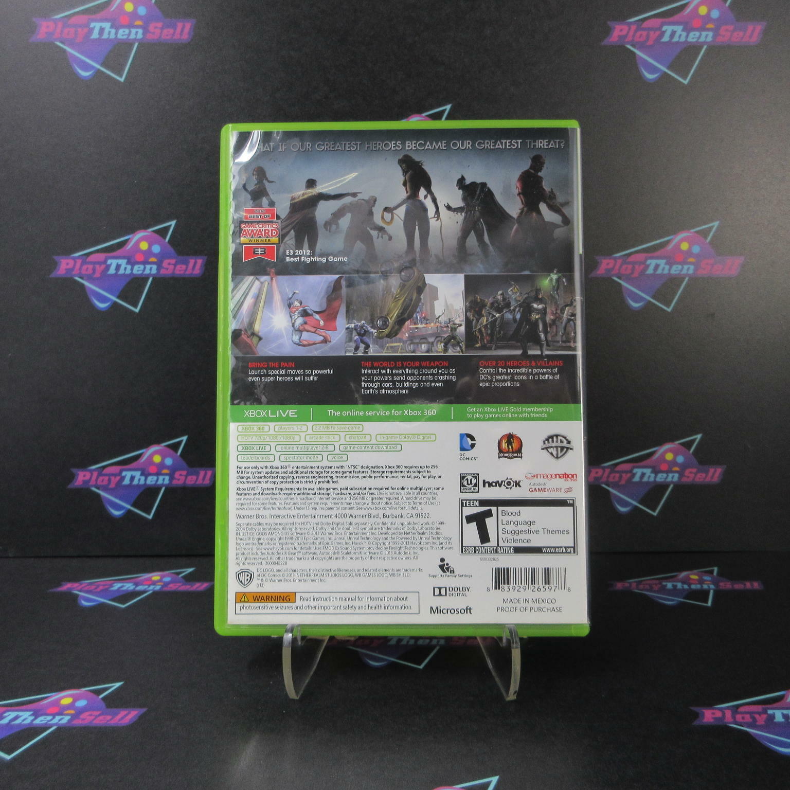 Injustice Gods Among Us Xbox 360 - Like New