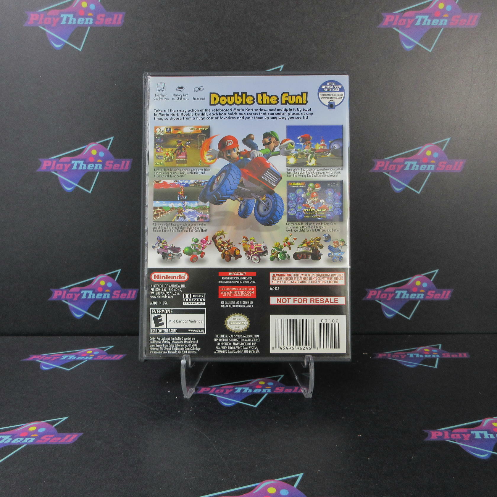 Mario Kart Double Dash Nintendo Gamecube + Bonus Disc - Very Good
