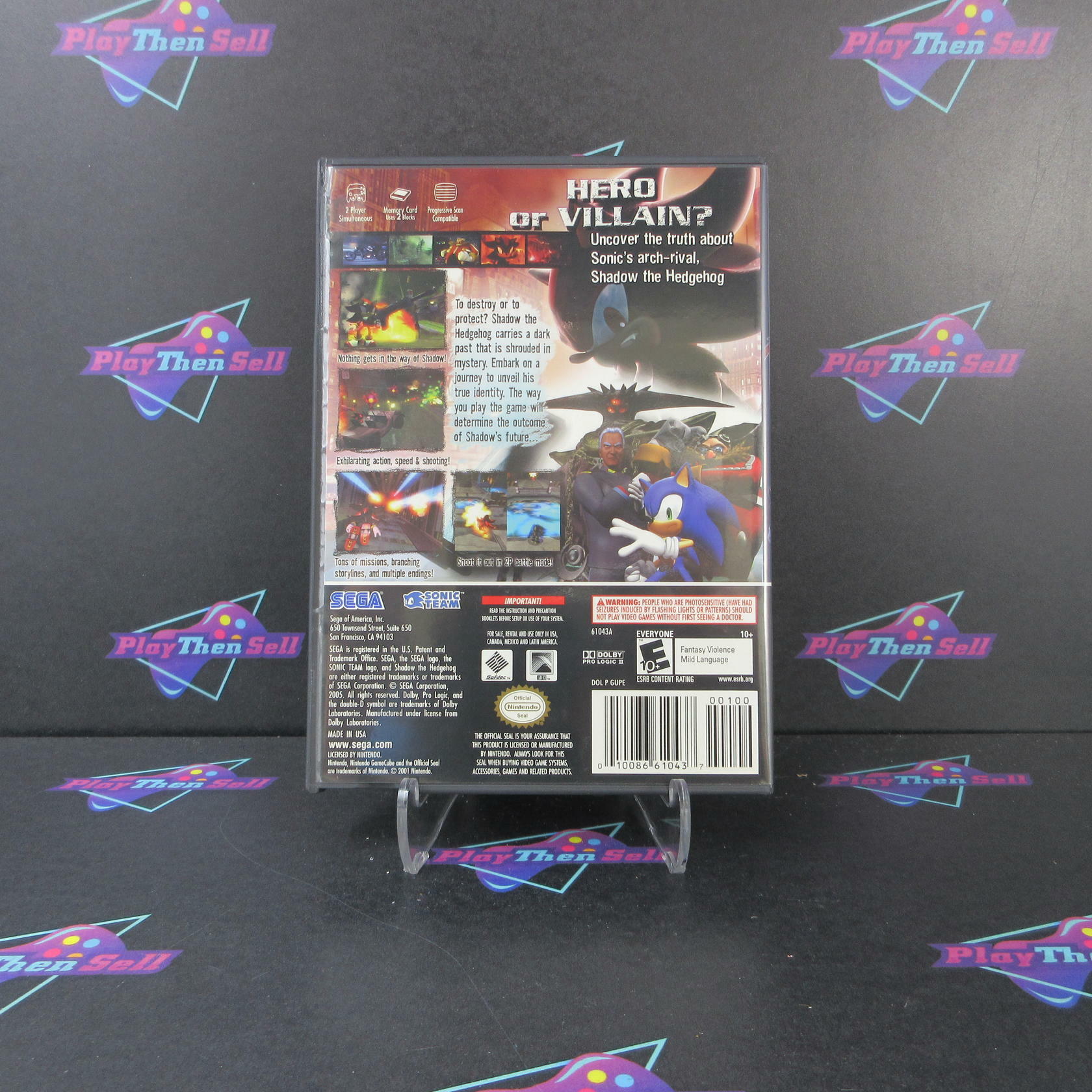 Shadow The Hedgehog Nintendo Gamecube - Very Good