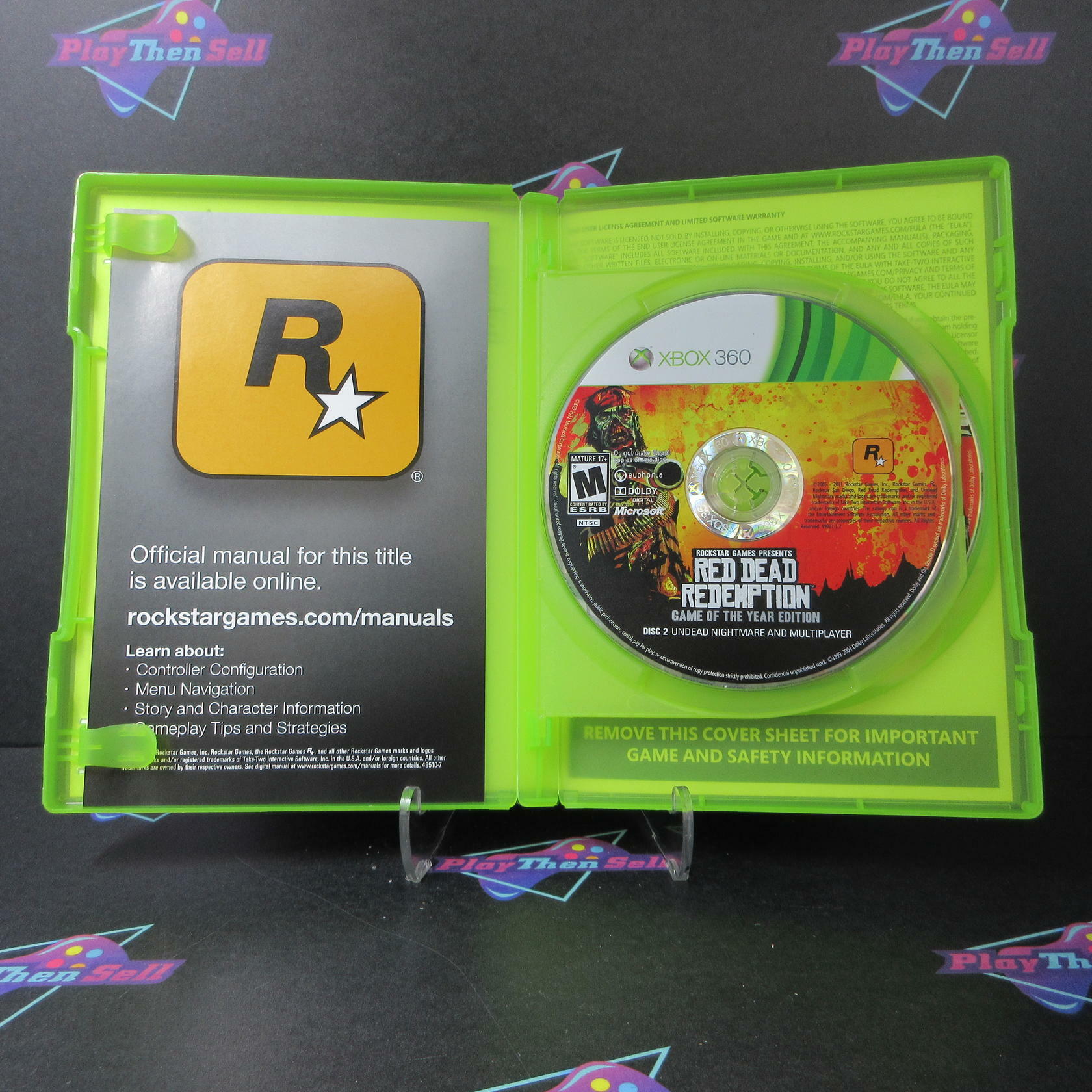 Red Dead Redemption GOTY Edition Xbox One / Xbox 360 + Map - Like New