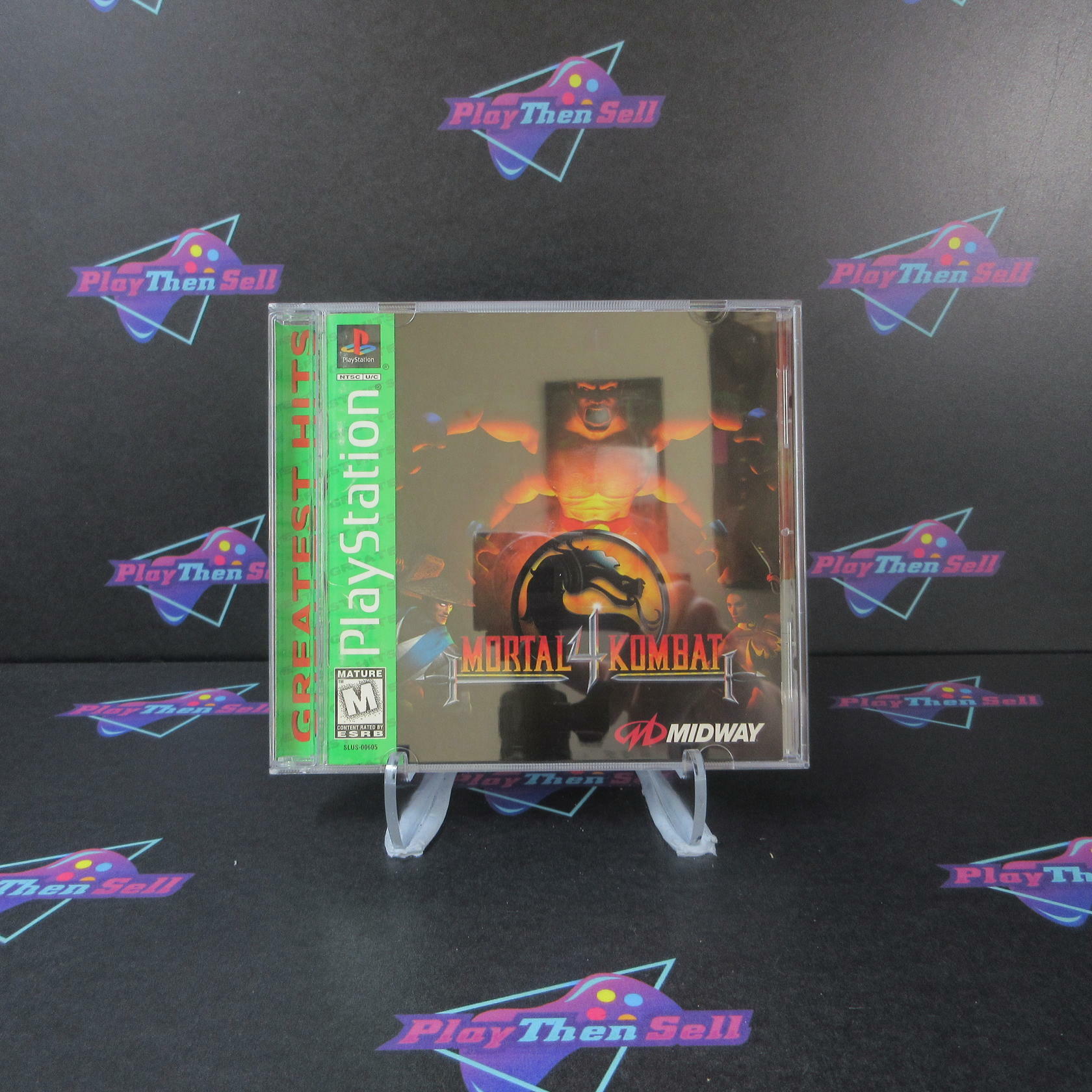 Mortal Kombat 4 Greatest Hits PS1 PlayStation 1 + Reg Card - Like New