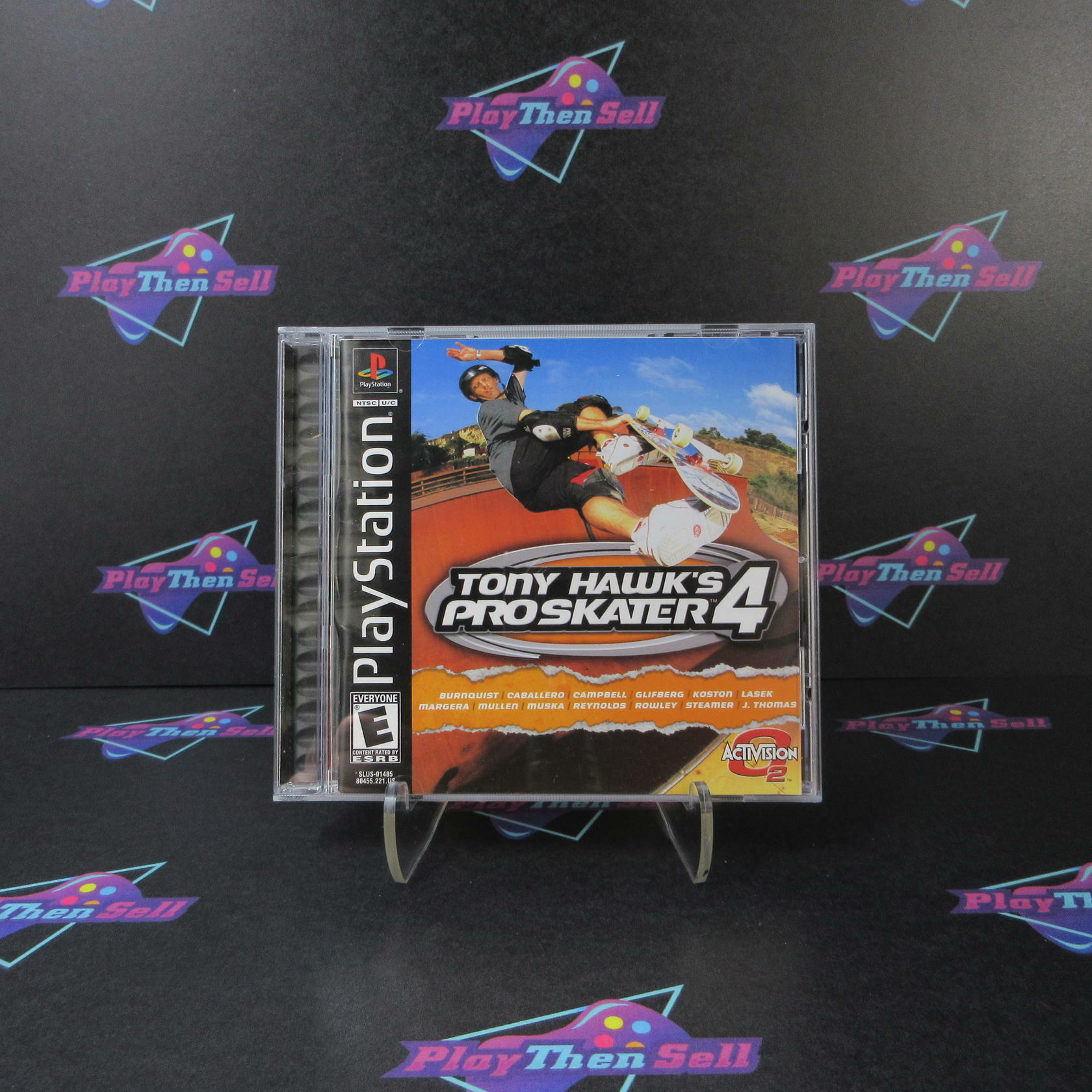 Tony Hawk's Pro Skater 4 PS1 PlayStation 1 + Reg Card - Like New