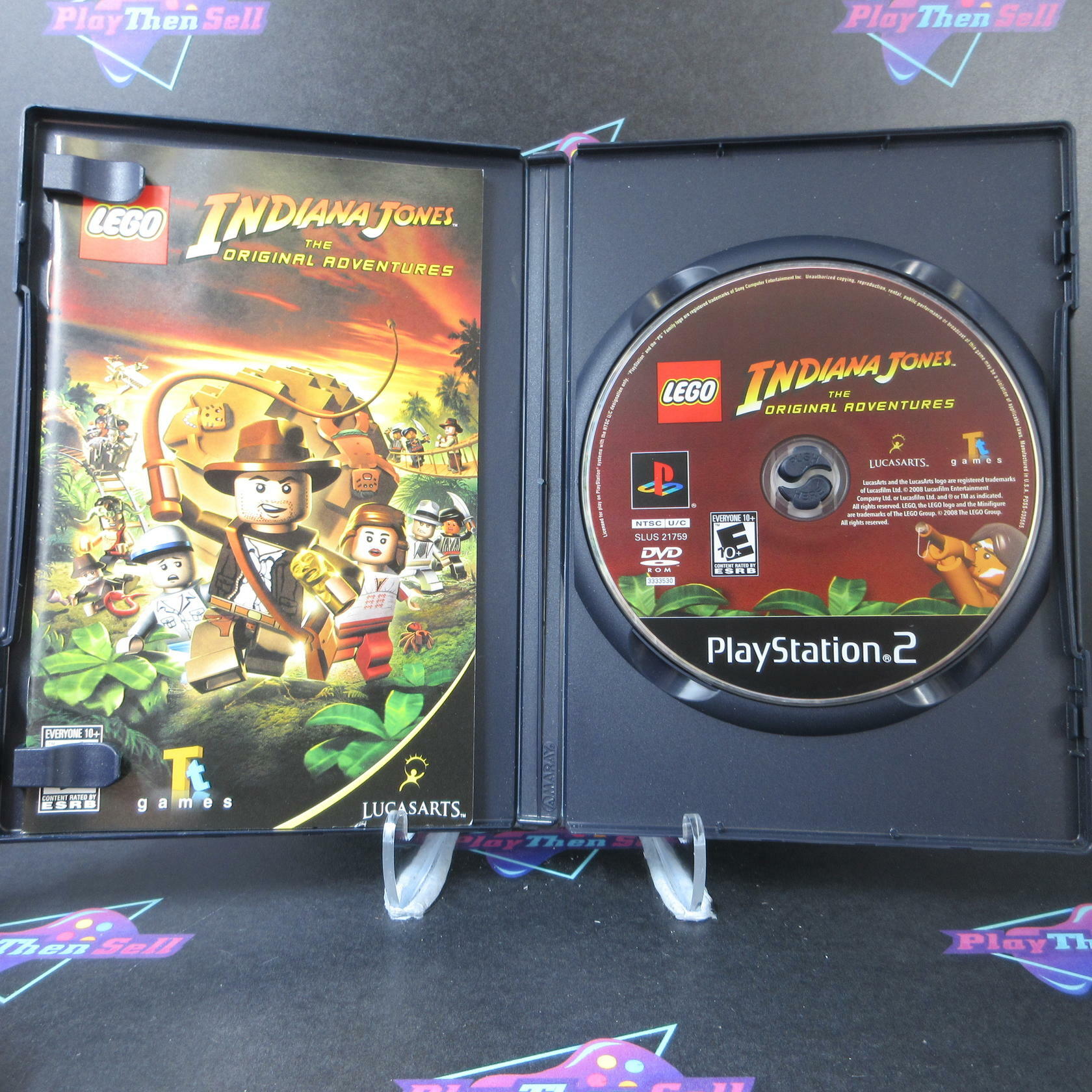Lego Indiana Jones The Original Adventures PS2 AD Complete CIB - Very Good
