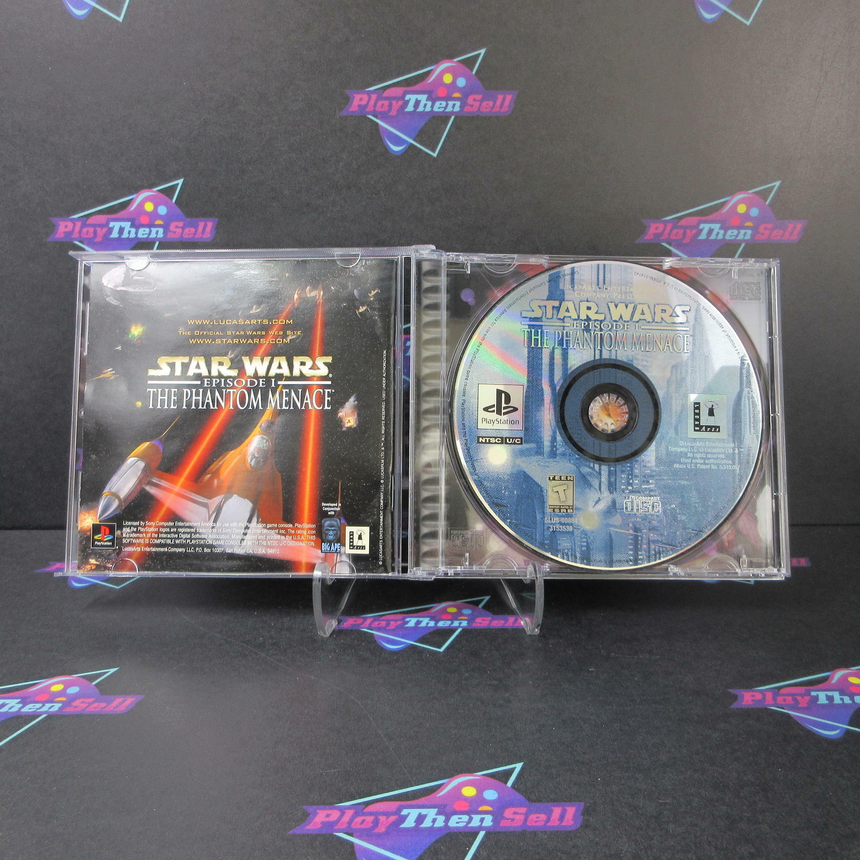 Star Wars Episode I The Phantom Menace PS1 PlayStation 1 Complete - Very Good