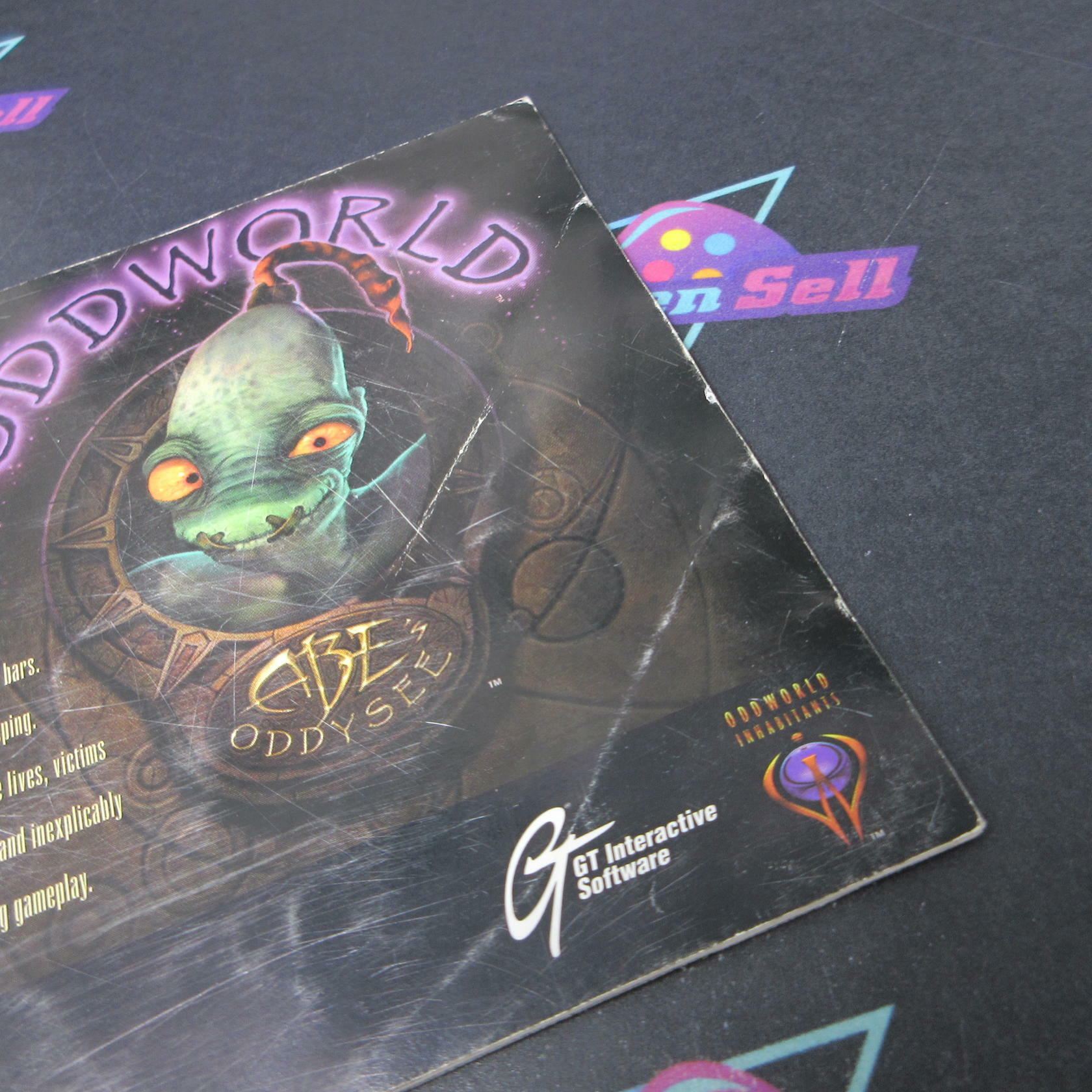 Oddworld Abe's Oddysee + Reg Card PS1 PlayStation 1 MD Complete CIB - Very Good