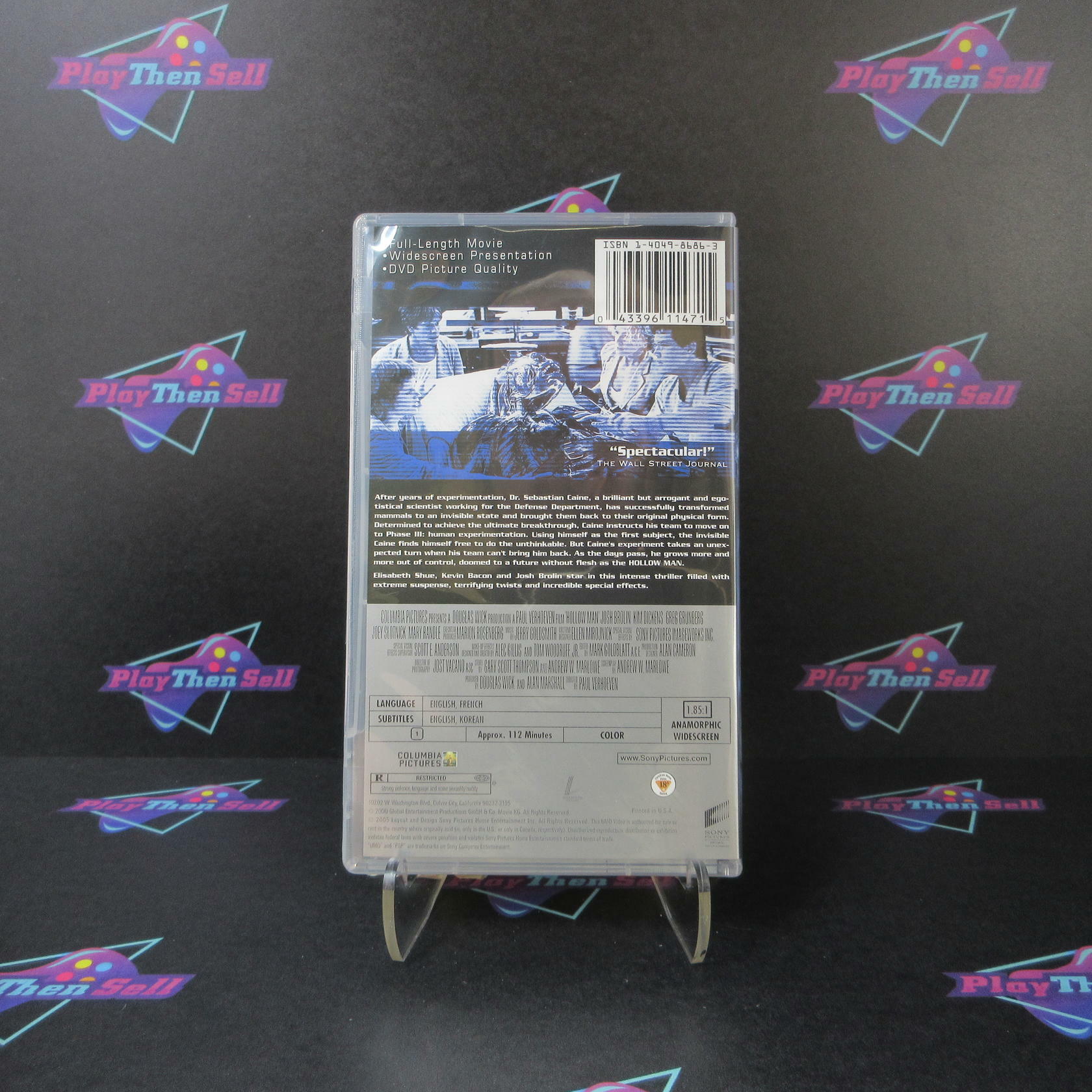 Hollow Man Sony PSP UMD Movie - Like New